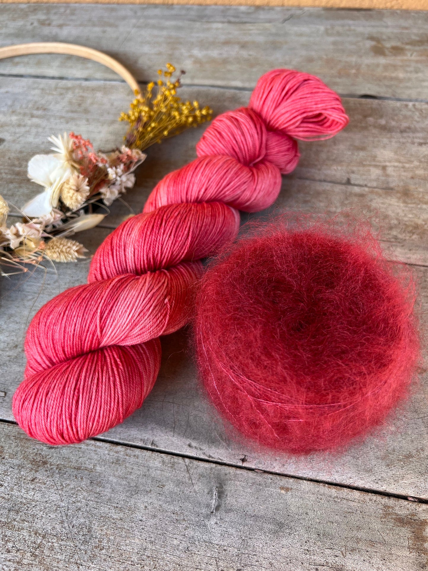 MAHORI - Laine teinte à la main - Lace Kid Mohair et Soie
