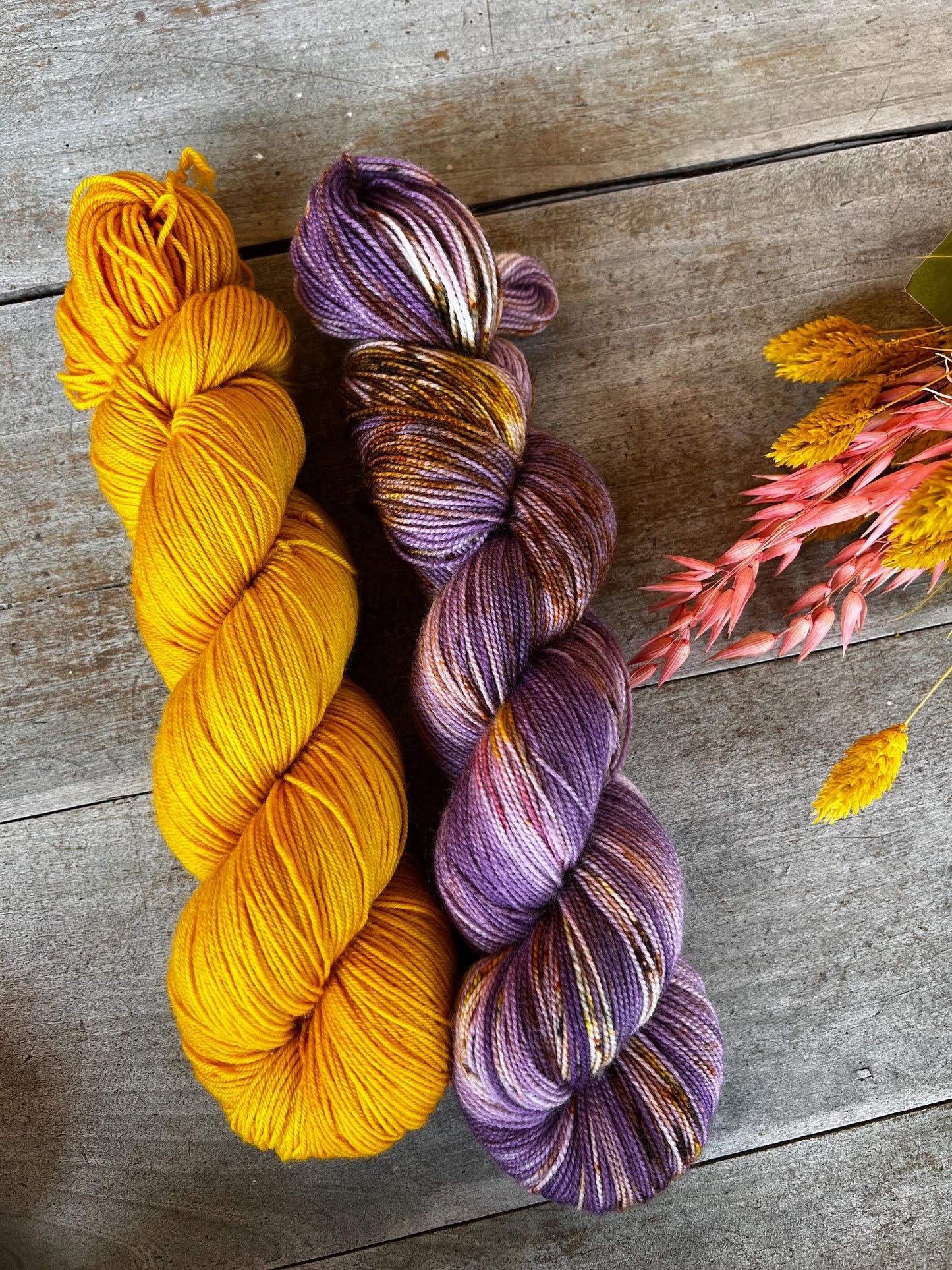 MÉLANIE - Laine teinte à la main - Fingering Mérinos Nylon superwash