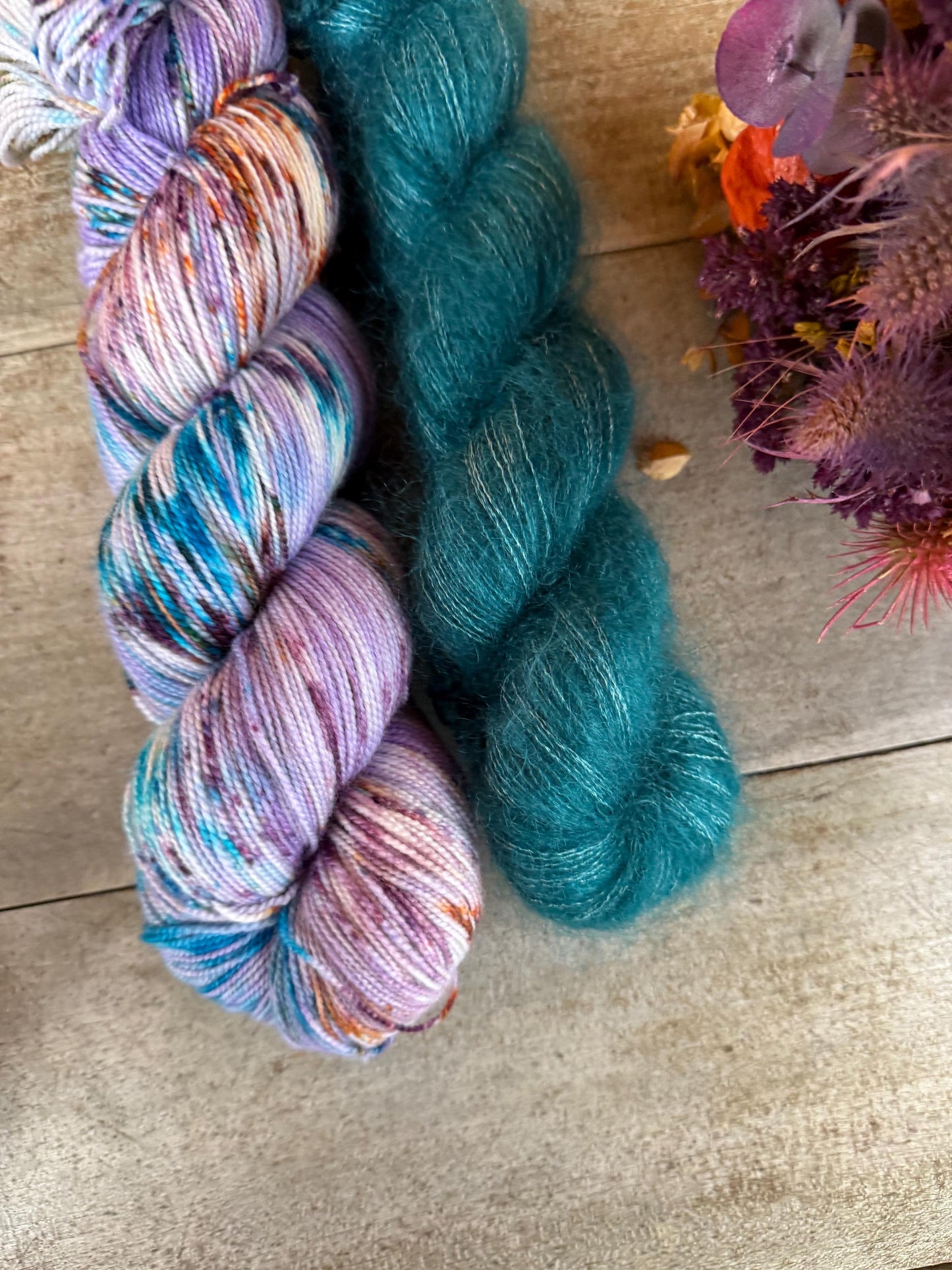CANARD - Laine teinte à la main - Lace Kid Mohair et Soie