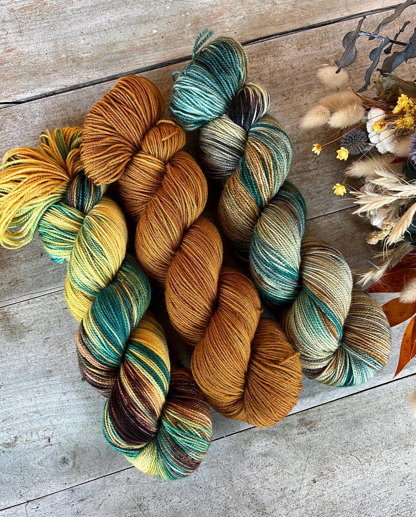 PHILOU - Laine teinte à la main - Fingering Mérinos Nylon superwash