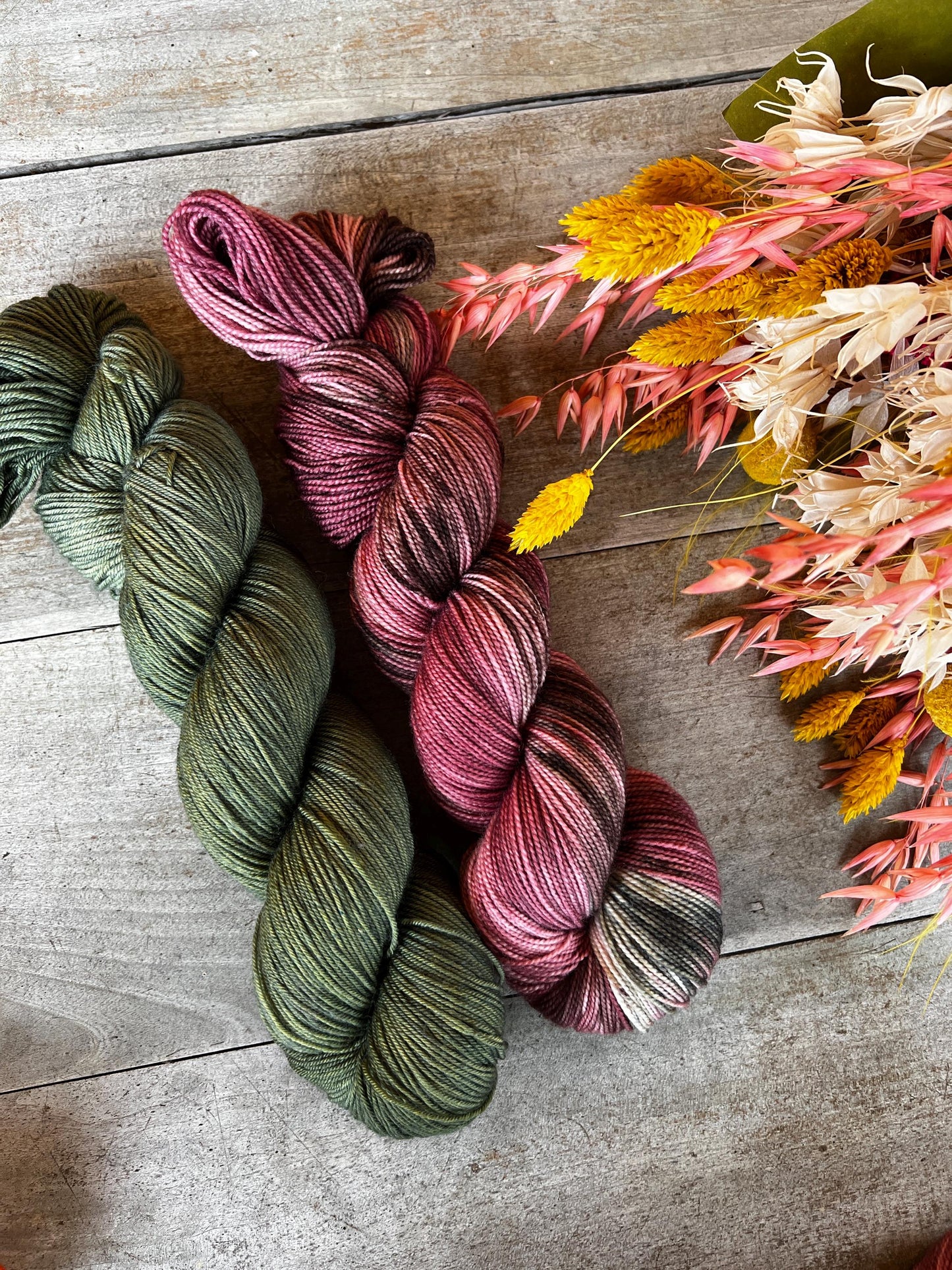 SINGAPORE - Laine teinte à la main - Fingering Mérinos Nylon superwash