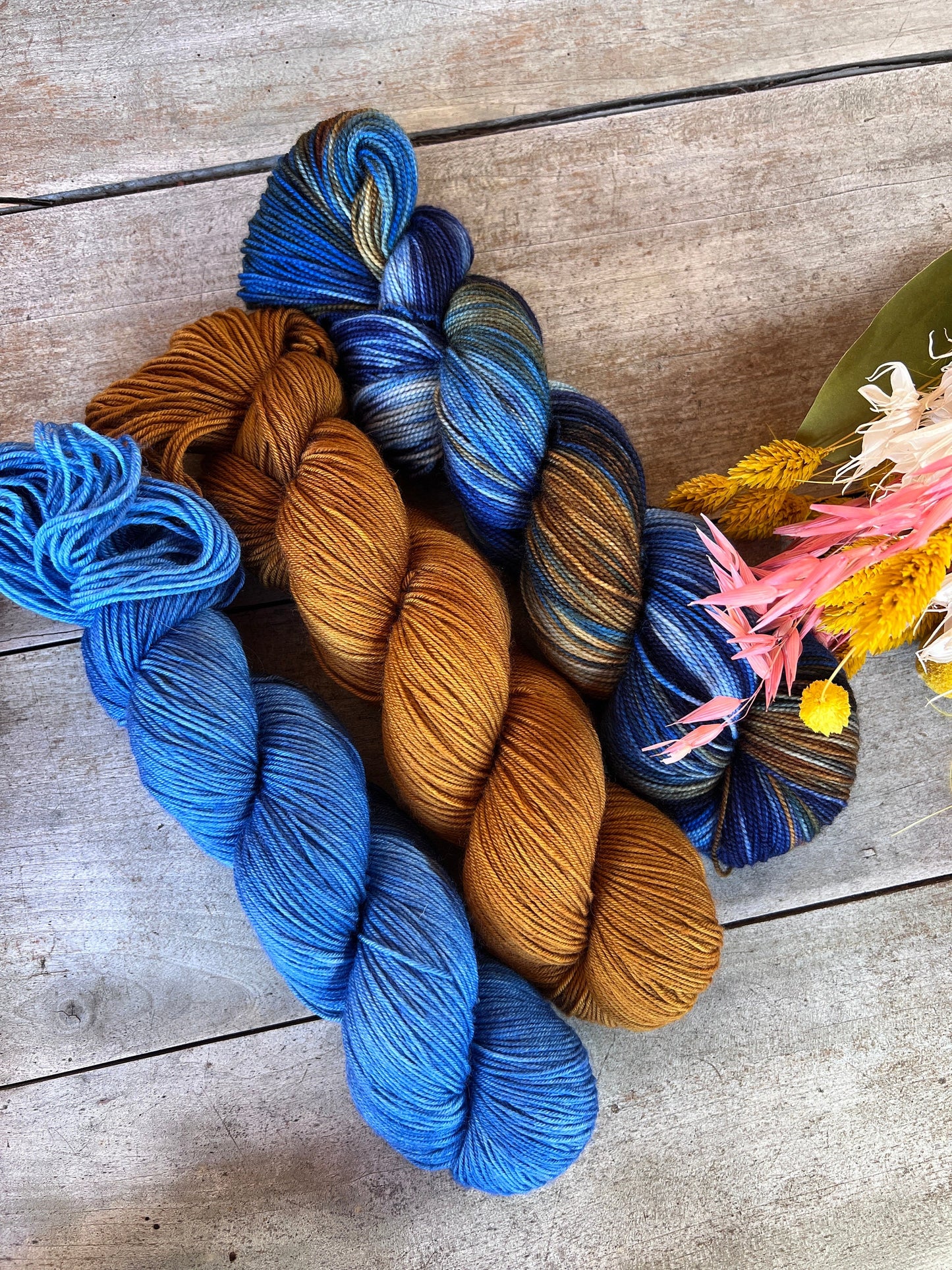 CAMERON - Laine teinte à la main - Fingering Mérinos Nylon superwash