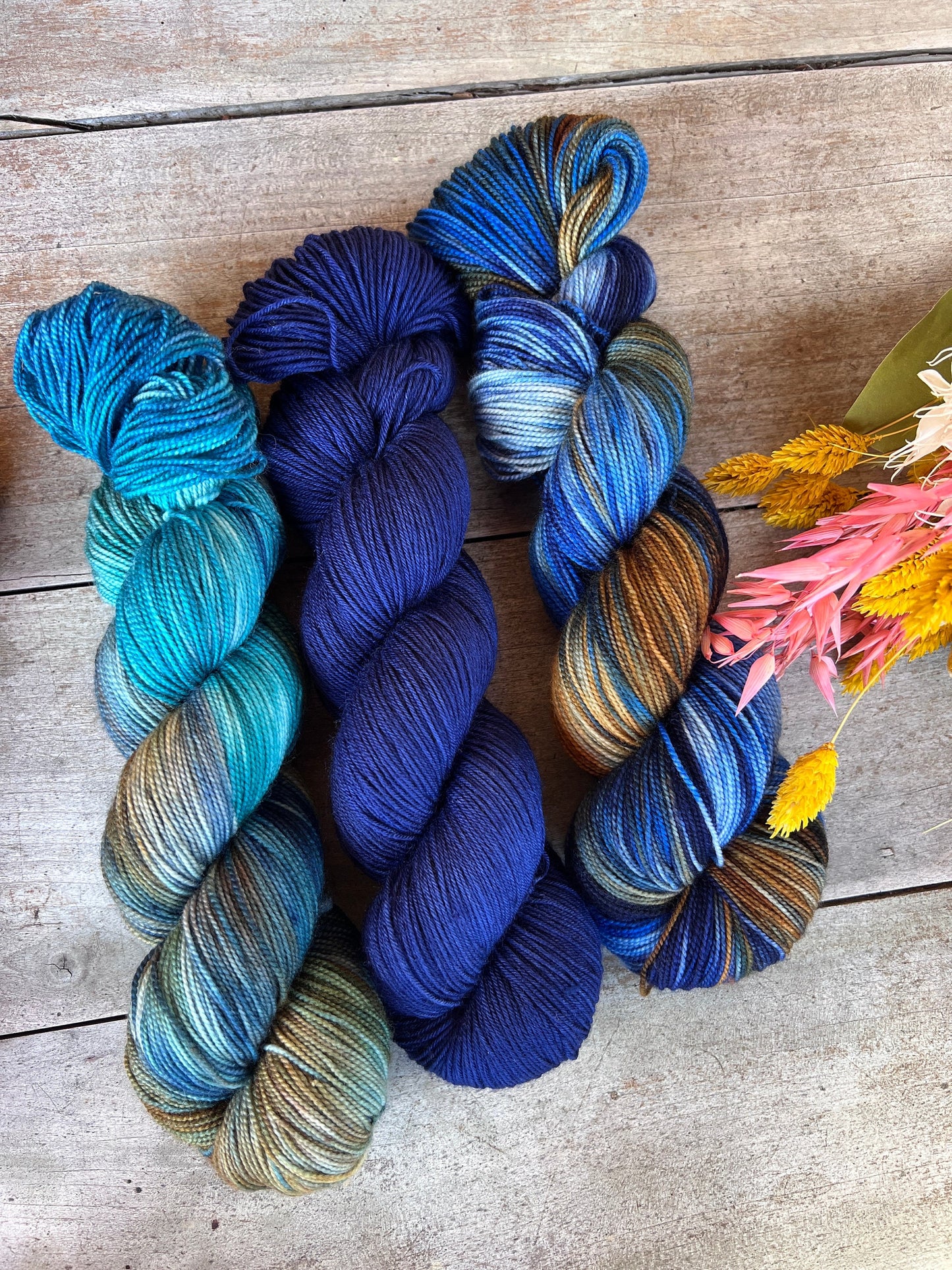 CAMERON - Laine teinte à la main - Fingering Mérinos Nylon superwash