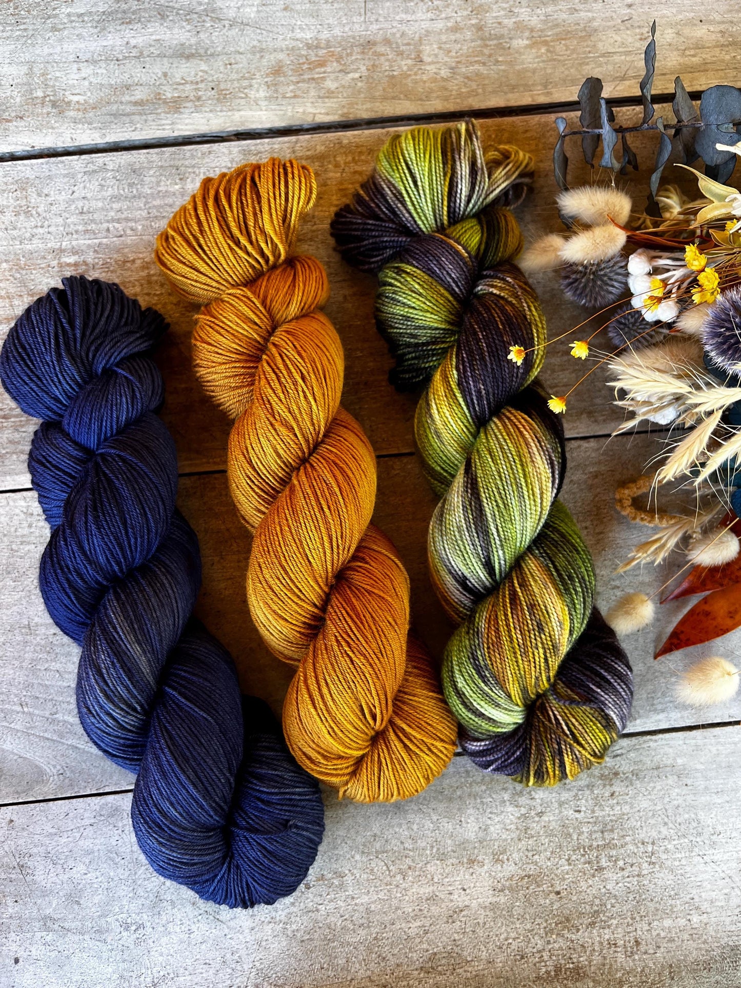 CHIMÈNE - Laine teinte à la main - Fingering Mérinos Nylon superwash