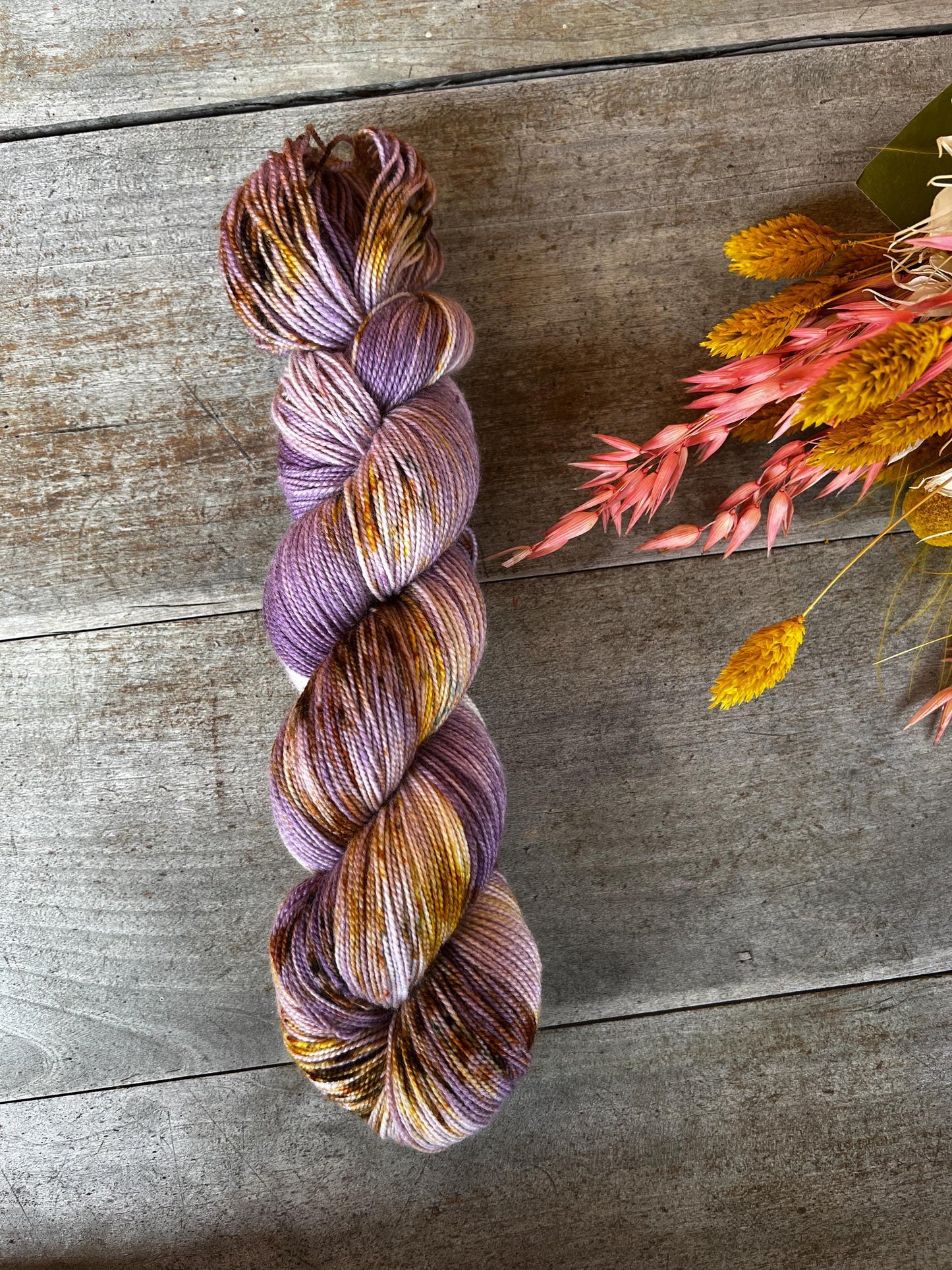 MÉLANIE - Laine teinte à la main - Fingering Mérinos Nylon superwash
