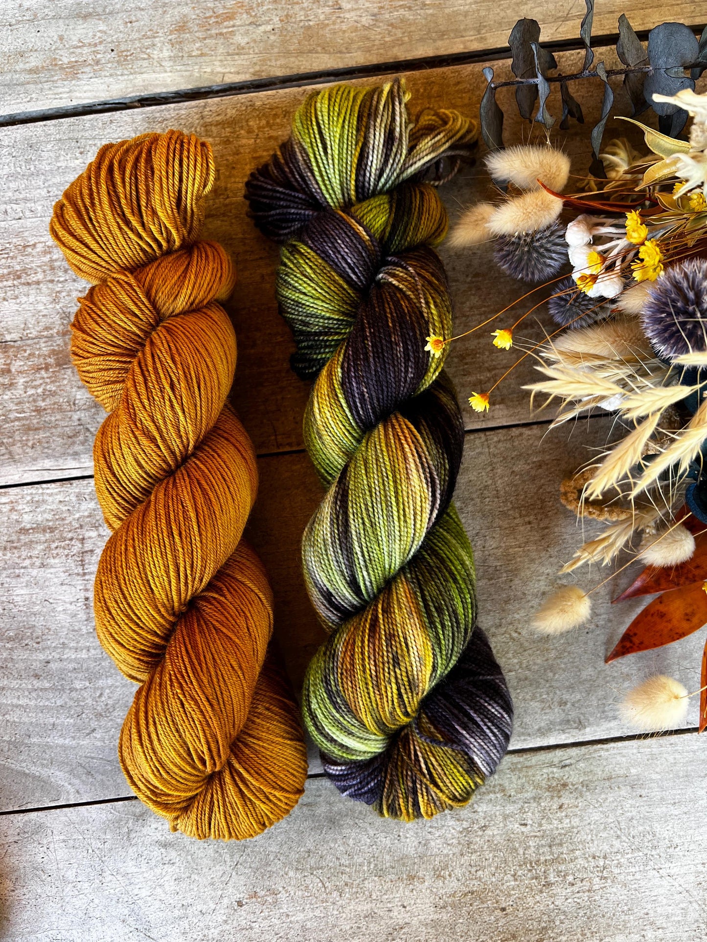 CHIMÈNE - Laine teinte à la main - Fingering Mérinos Nylon superwash