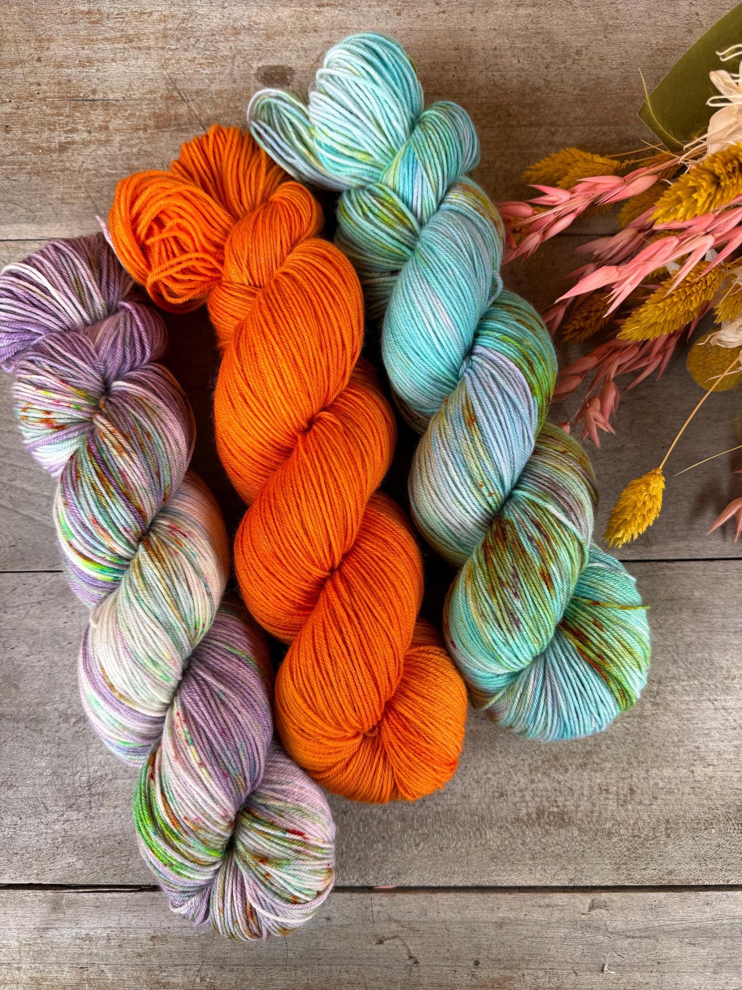 LIDIA - Laine teinte à la main - Fingering Mérinos Nylon superwash