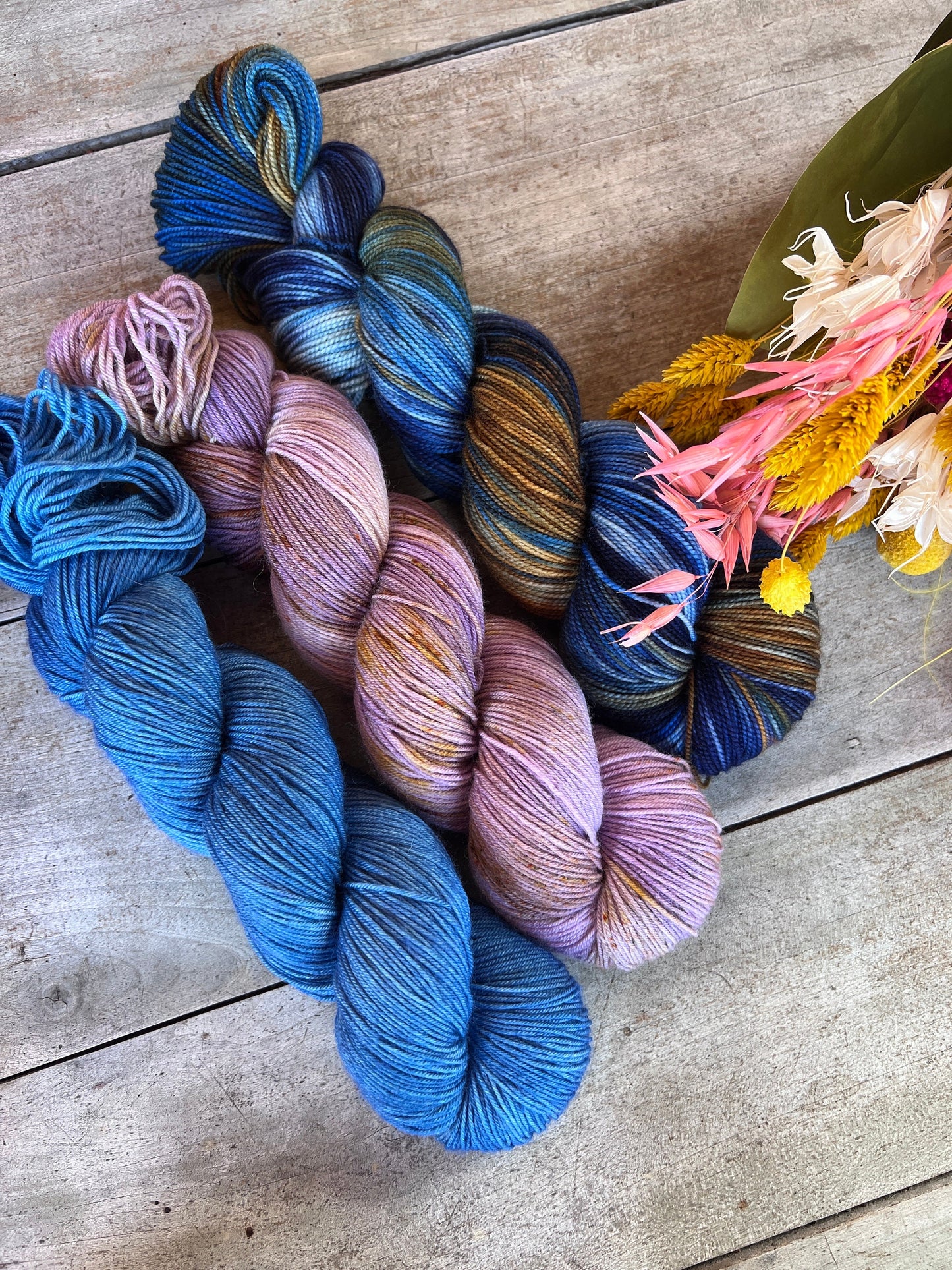CAMERON - Laine teinte à la main - Fingering Mérinos Nylon superwash