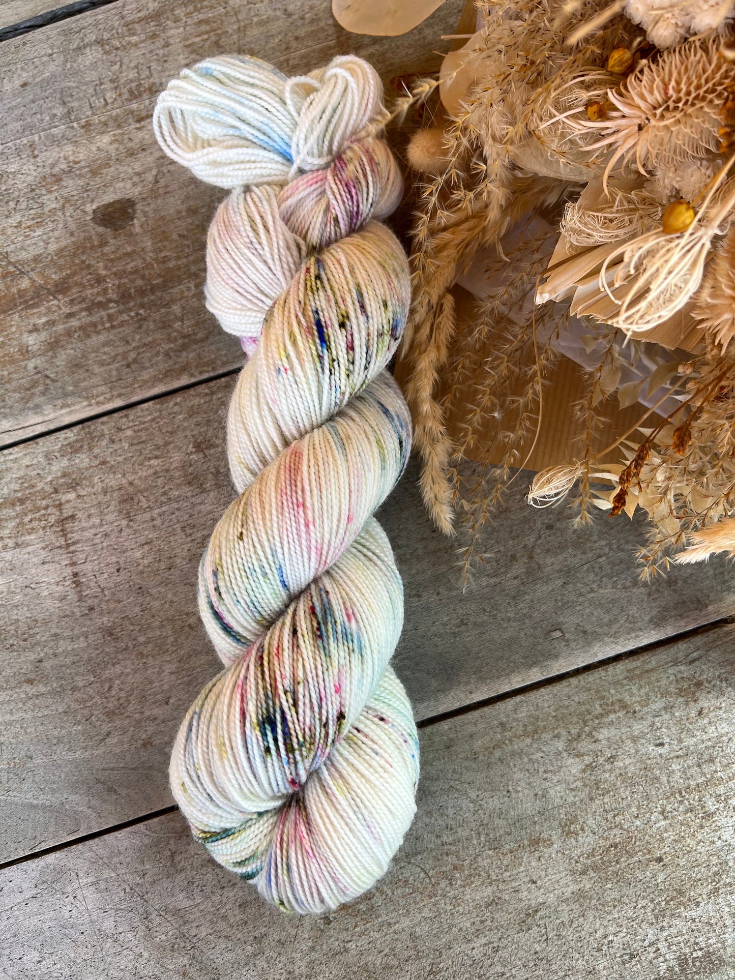 AIMÉ - Laine teinte à la main - Fingering Mérinos Nylon superwash