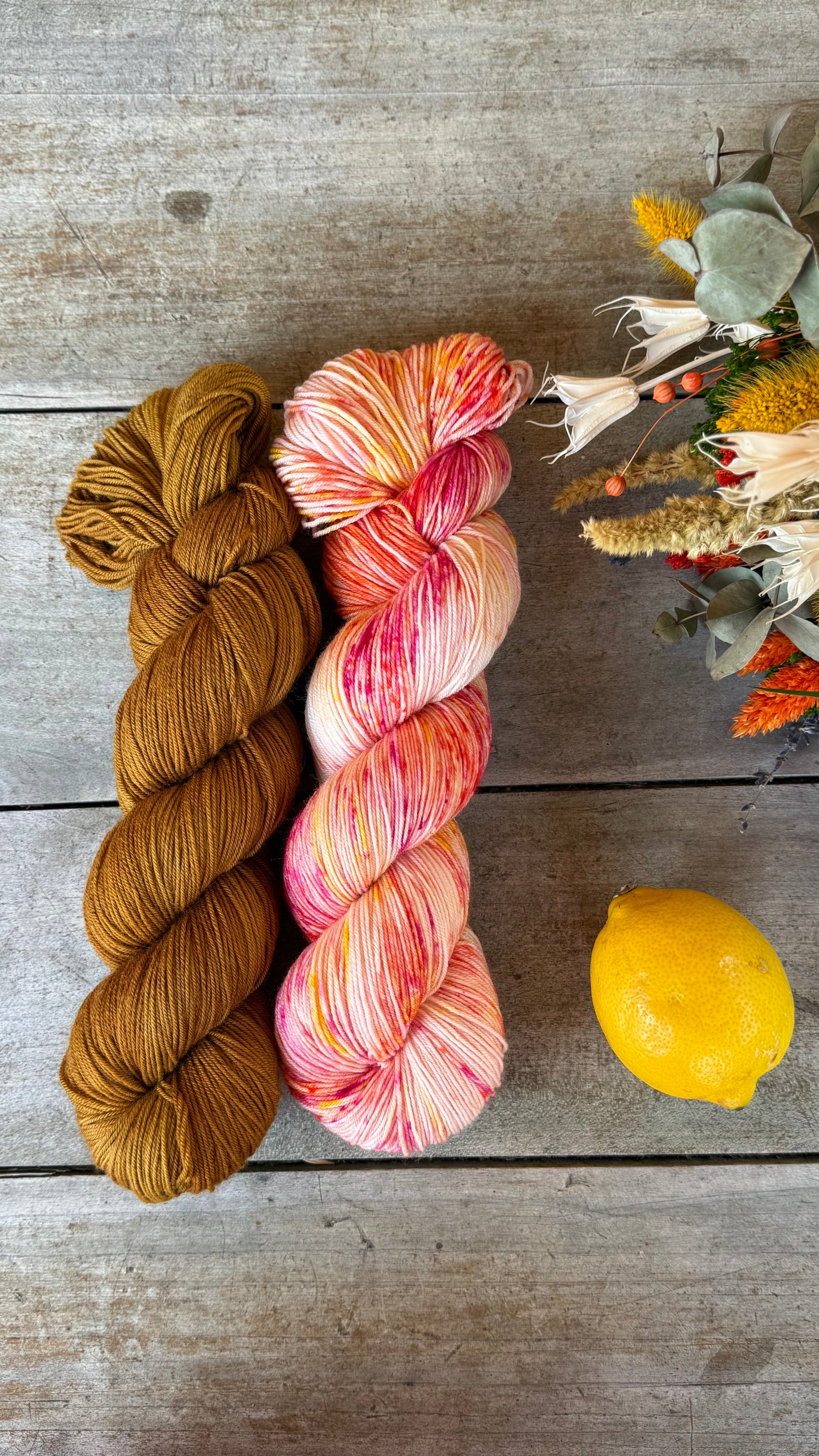 BALLERINE- Laine teinte à la main - Fingering Mérinos Superwash