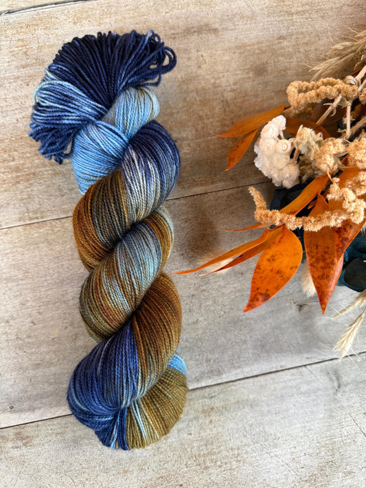 CAMERON - Laine teinte à la main - Fingering Mérinos Nylon superwash