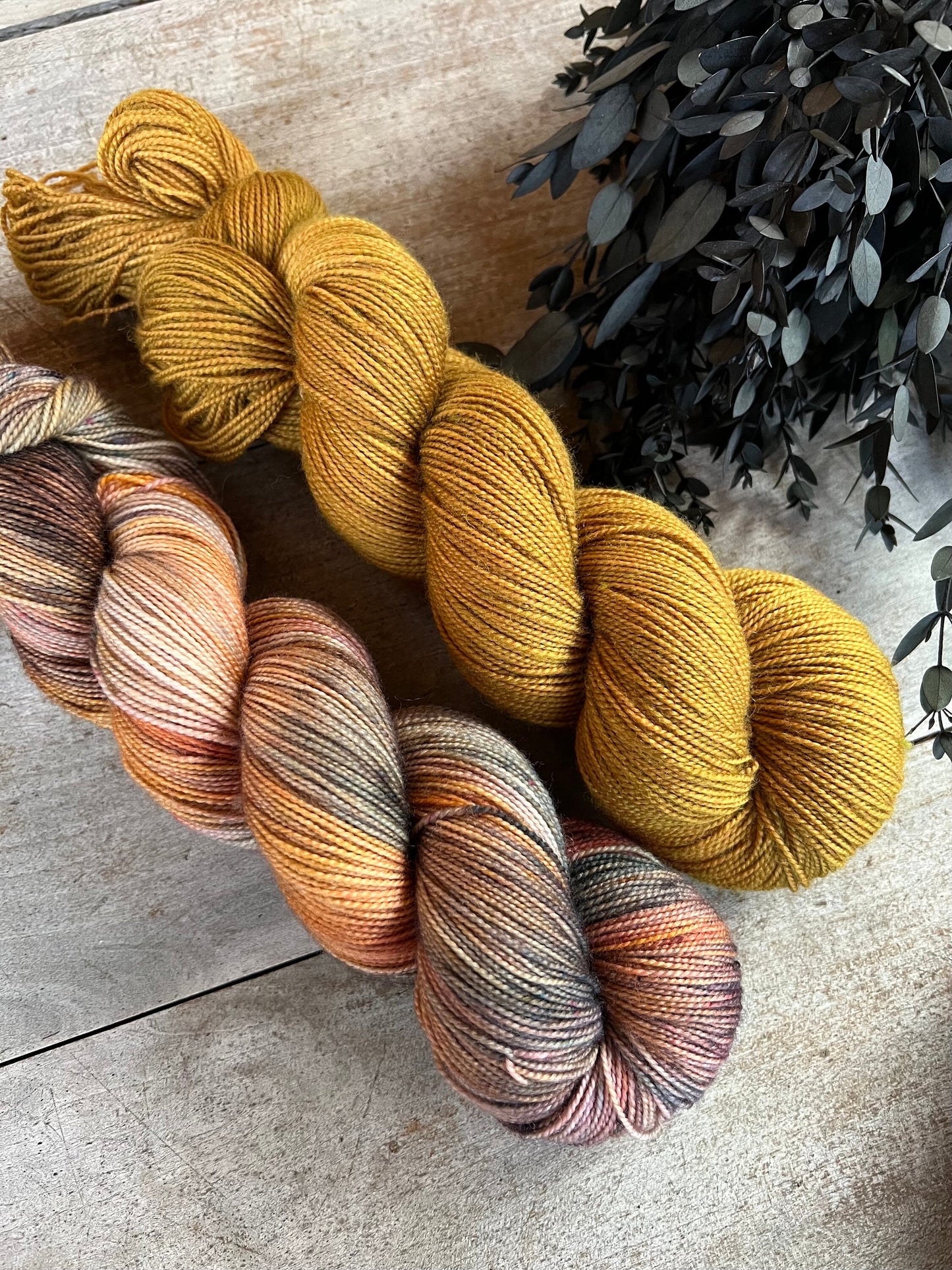 CAMEL - Laine teinte à la main - Base au choix : Fingering Mérinos avec ou sans nylon / DK Mérinos / Kid Mohair et Soie