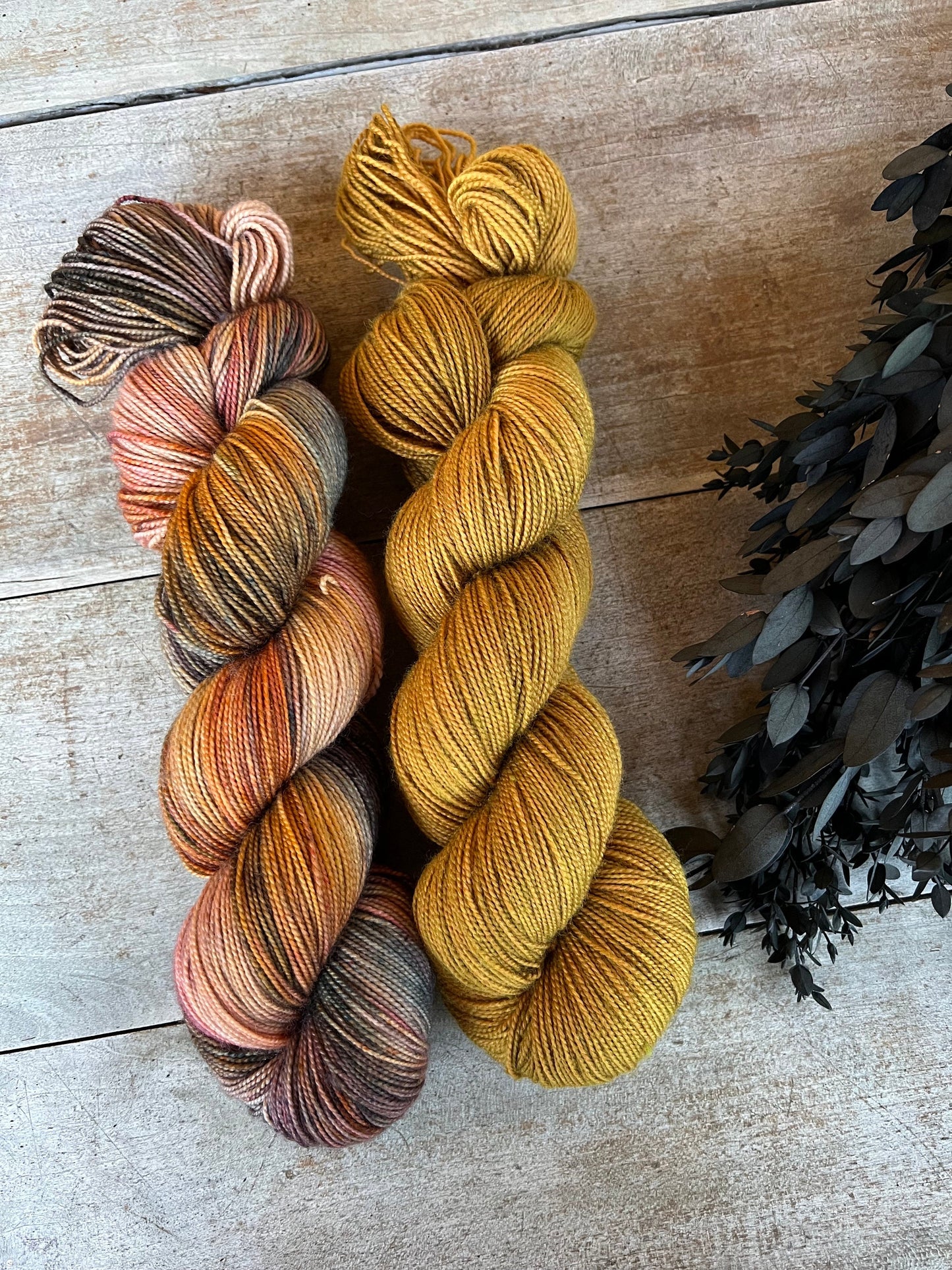 CAMEL - Laine teinte à la main - Base au choix : Fingering Mérinos avec ou sans nylon / DK Mérinos / Kid Mohair et Soie