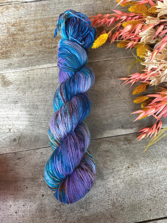 LINETTE - Laine teinte à la main - Fingering Mérinos Nylon superwash