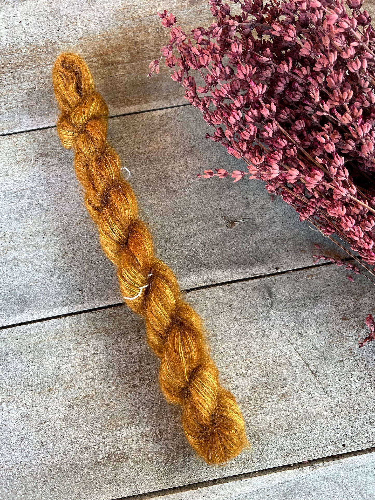 Divers coloris unis de Lace Kid Mohair et Soie - Laine teinte à la main