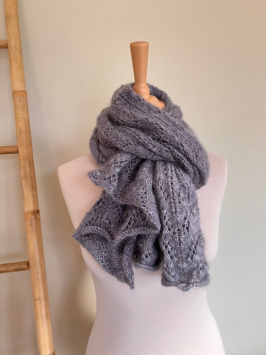 Design du Châle Narcisse - Patron modèle de Tricot