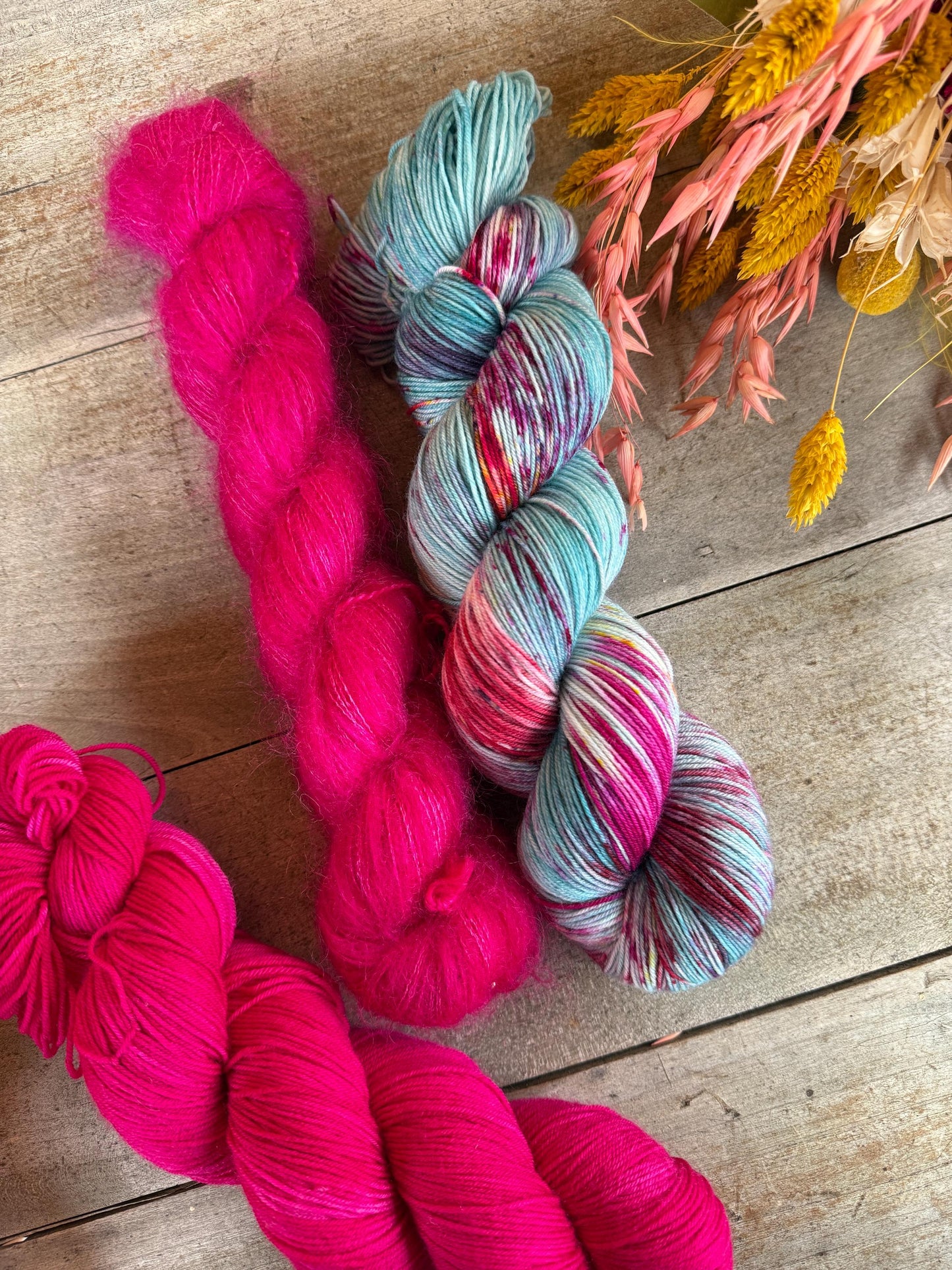 ELSA - Laine teinte à la main - Fingering Mérinos Nylon superwash