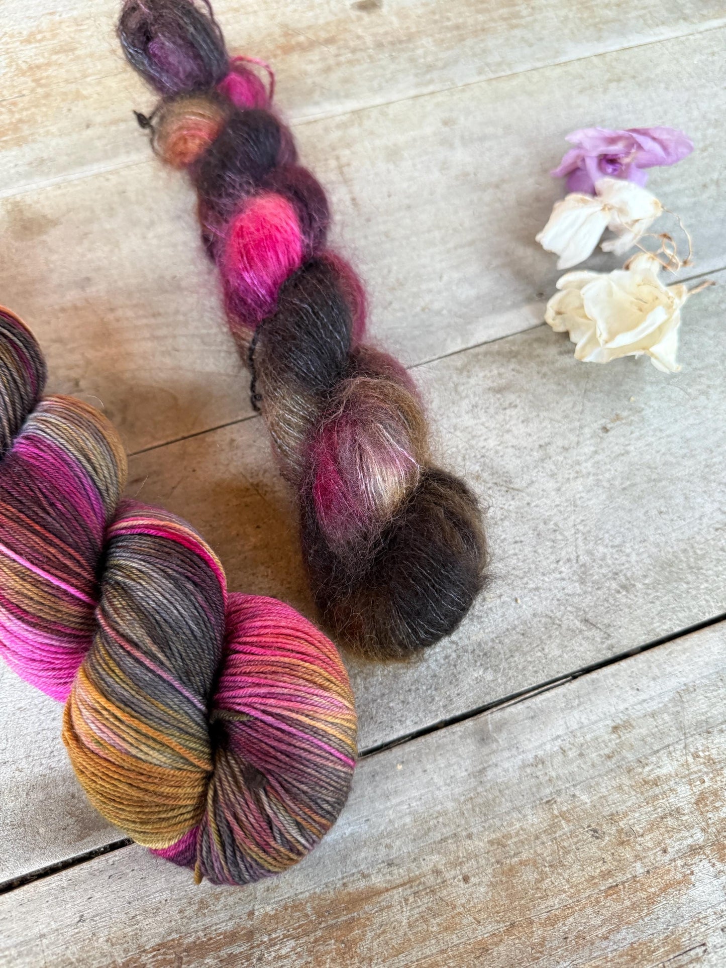 JANINE - Laine teinte à la main - Fingering Mérinos Superwash
