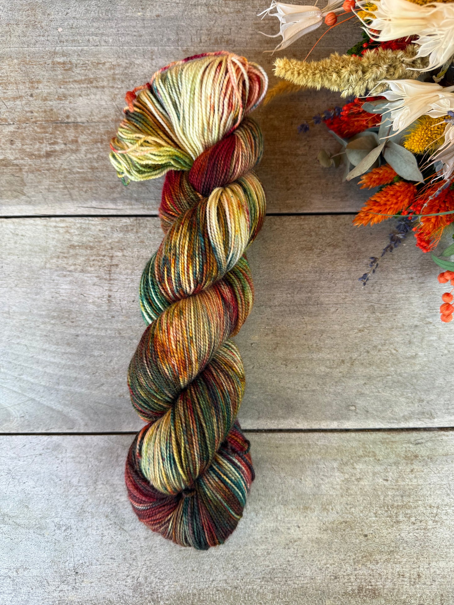 MAGDA - Laine teinte à la main - Fingering Mérinos Nylon superwash