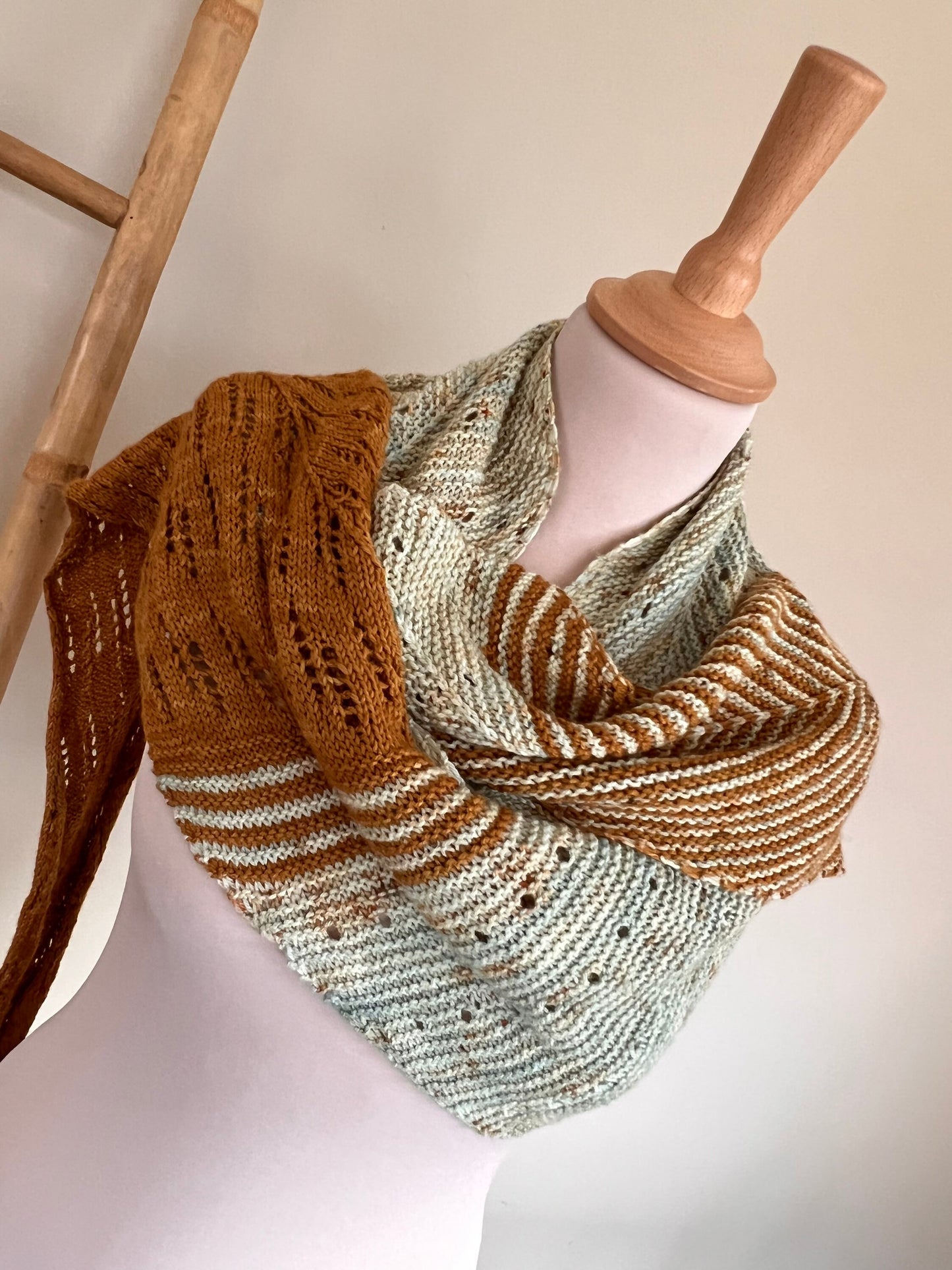 Design du Châle Solstice d'été - Patron modèle de Tricot