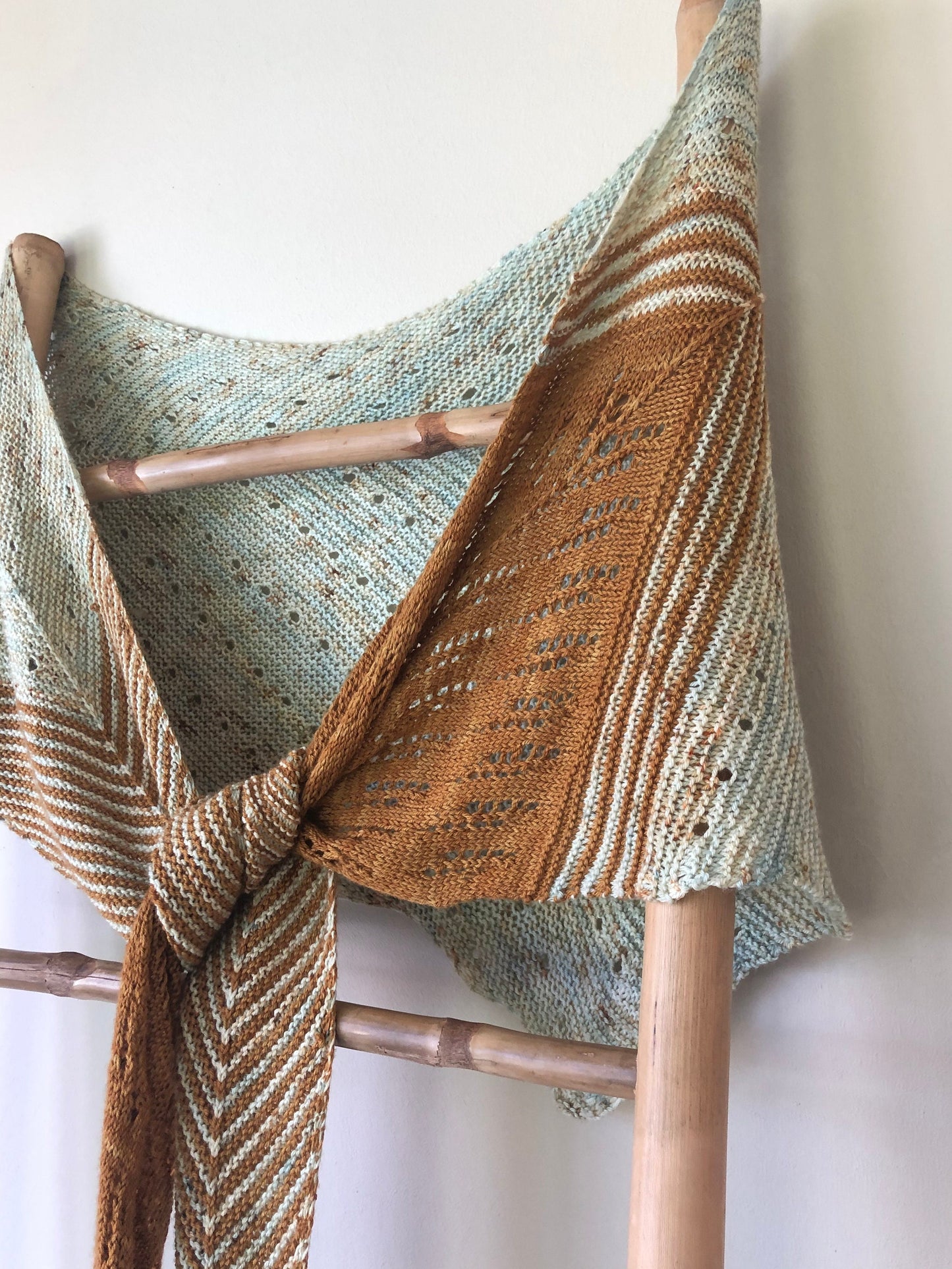 Design du Châle Solstice d'été - Patron modèle de Tricot