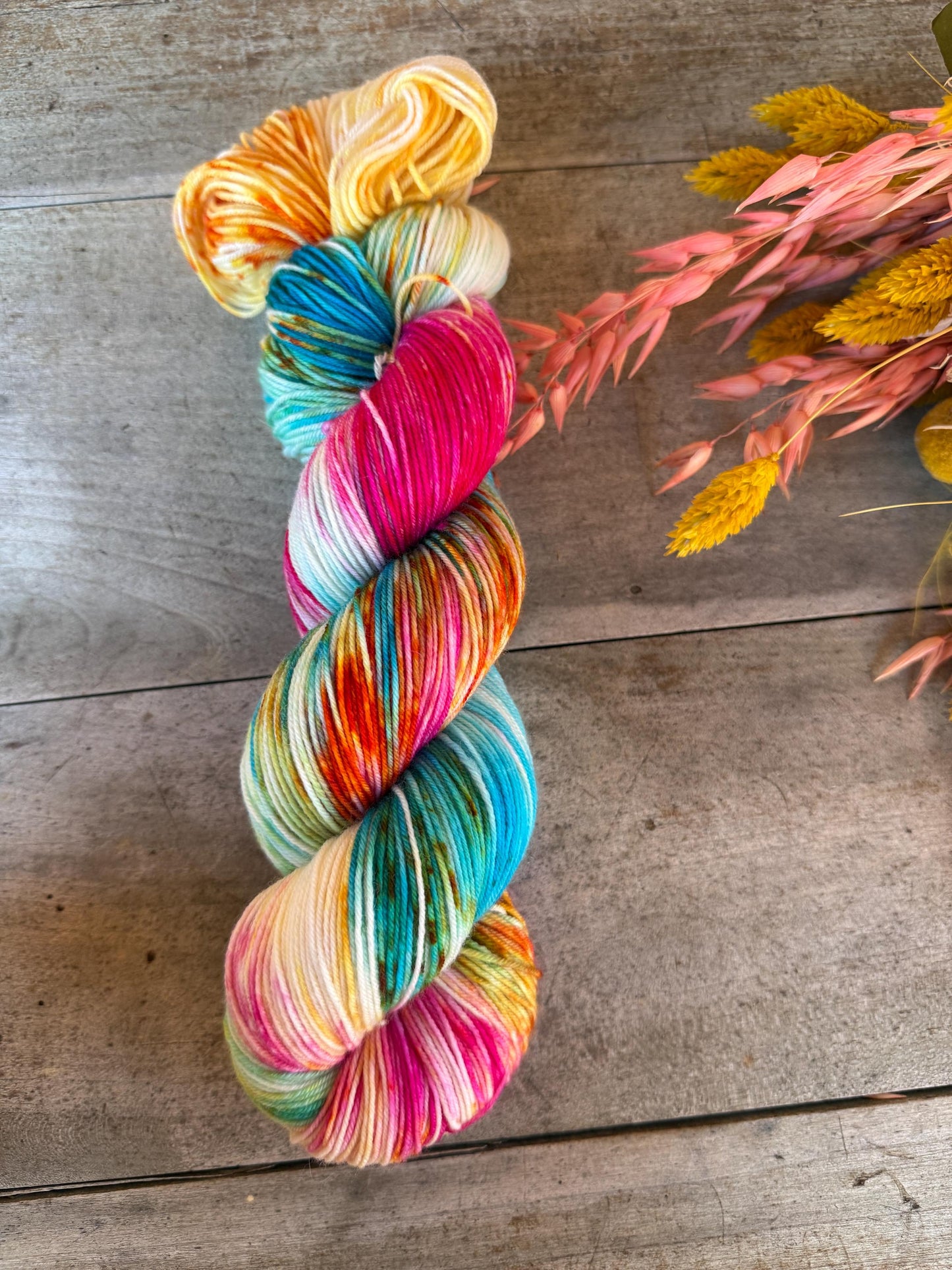 VICTORIA - Laine teinte à la main - Fingering Mérinos Nylon superwash