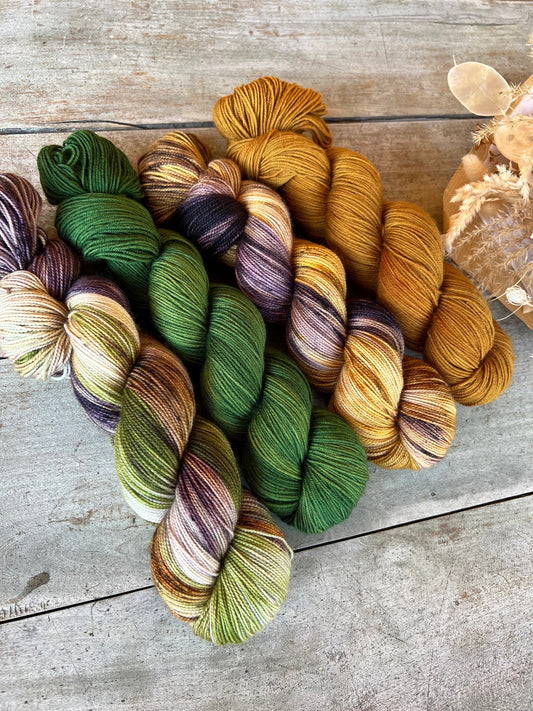 CAREL - Laine teinte à la main - Fingering Mérinos Nylon superwash