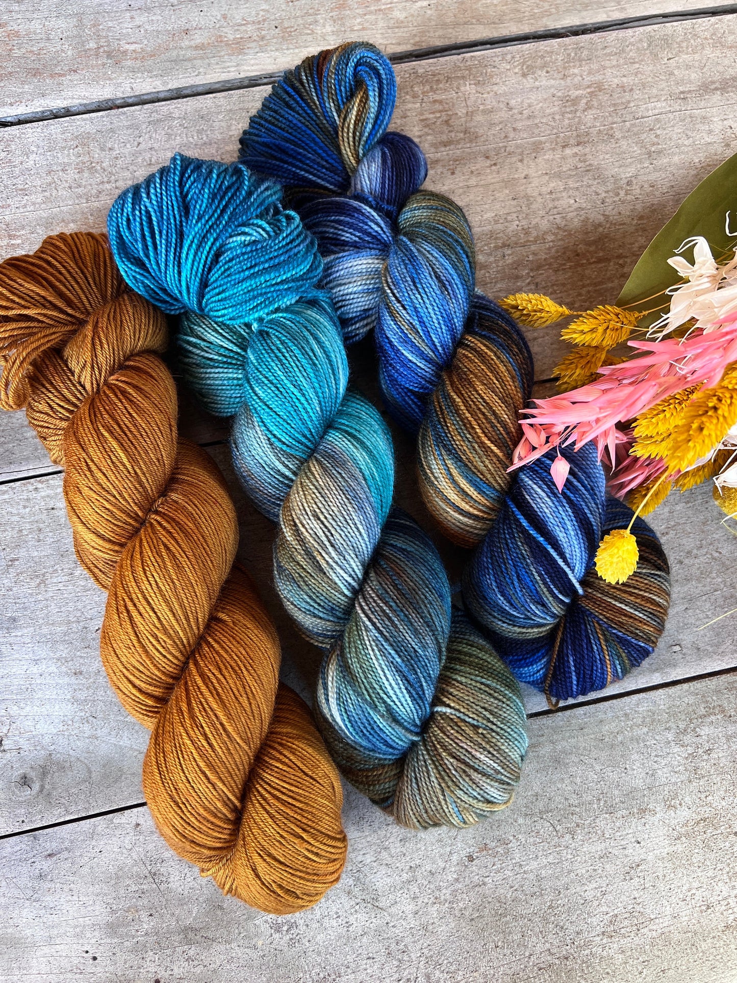 CAMERON - Laine teinte à la main - Fingering Mérinos Nylon superwash