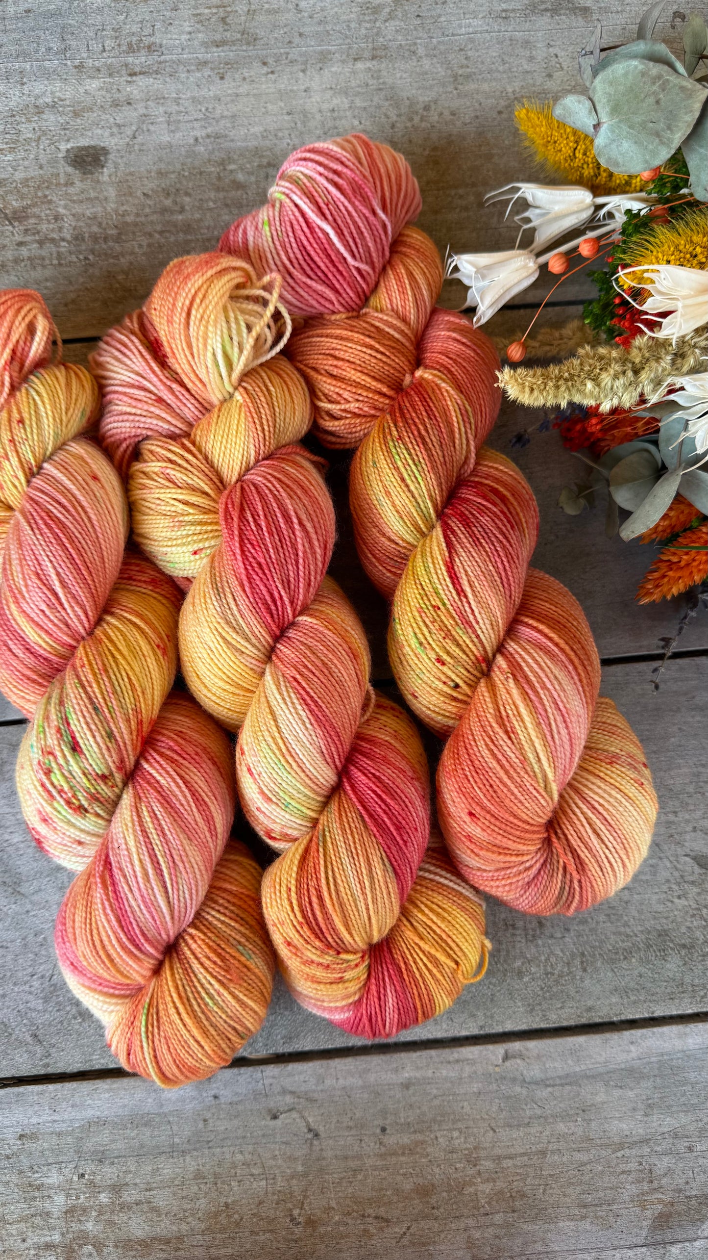HEIDI - Laine teinte à la main - Fingering Mérinos Nylon superwash