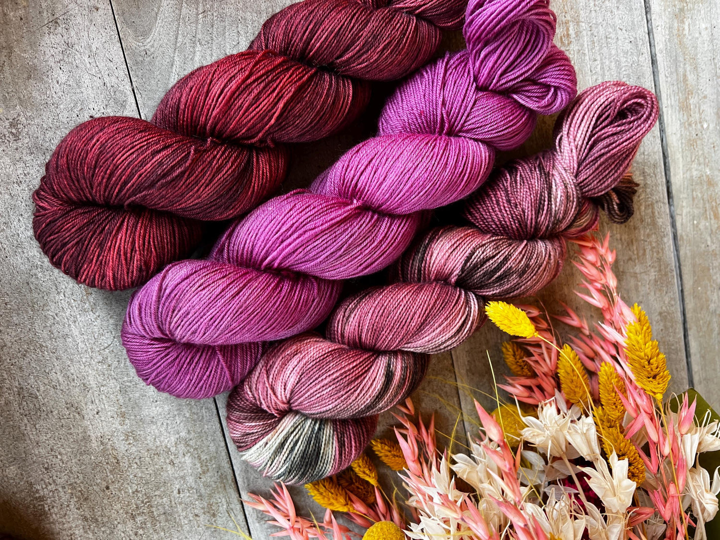 SINGAPORE - Laine teinte à la main - Fingering Mérinos Nylon superwash