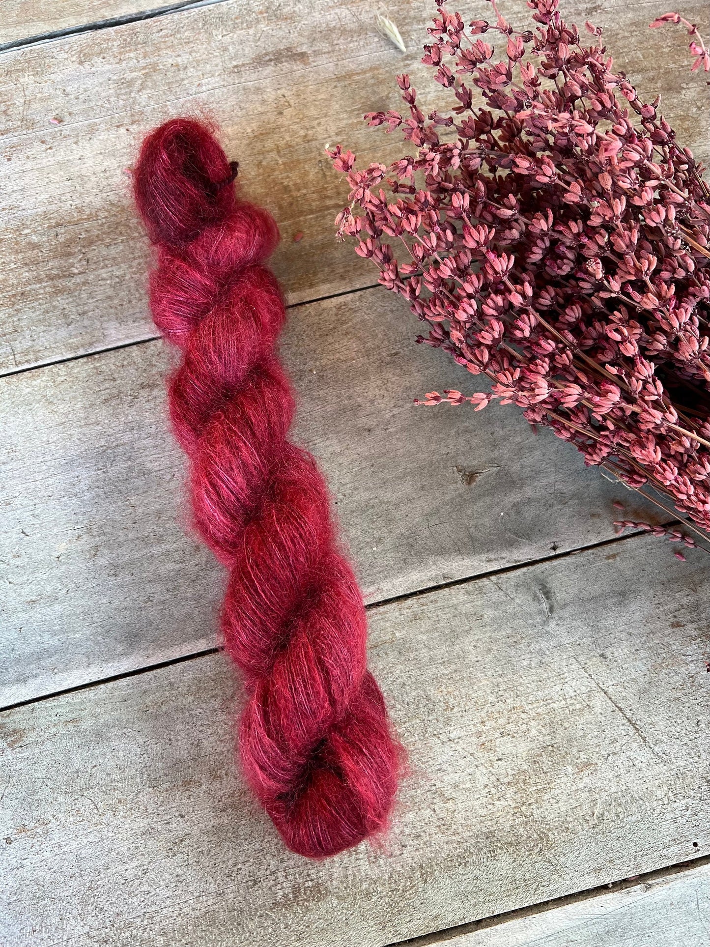 MAHORI - Laine teinte à la main - Lace Kid Mohair et Soie