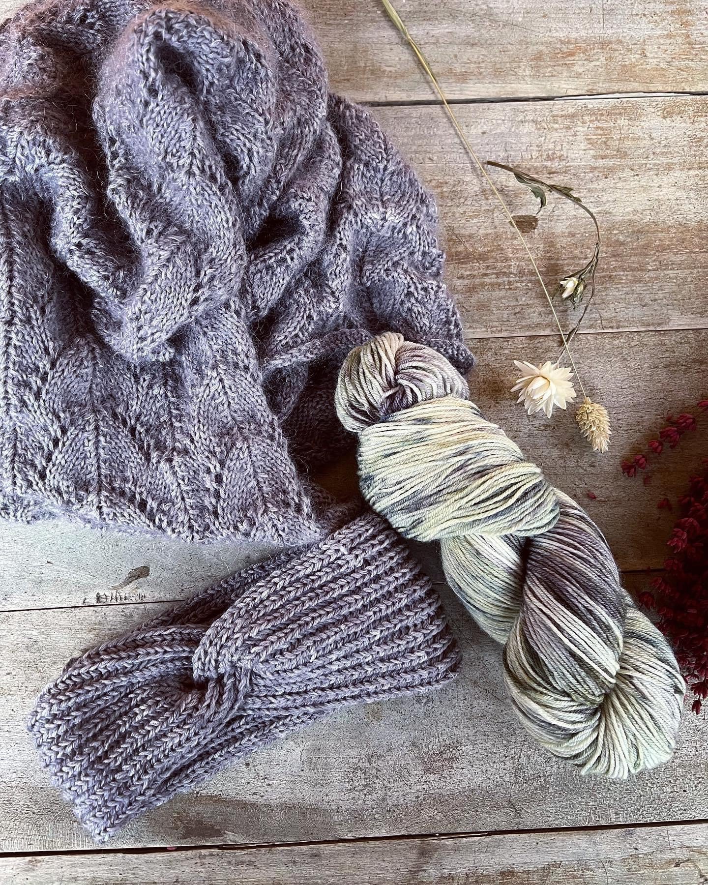 Design du Châle Narcisse - Patron modèle de Tricot