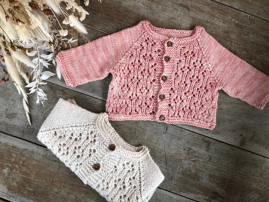 Design du Gilet Adèle - bébé et enfant - Patron modèle de Layette