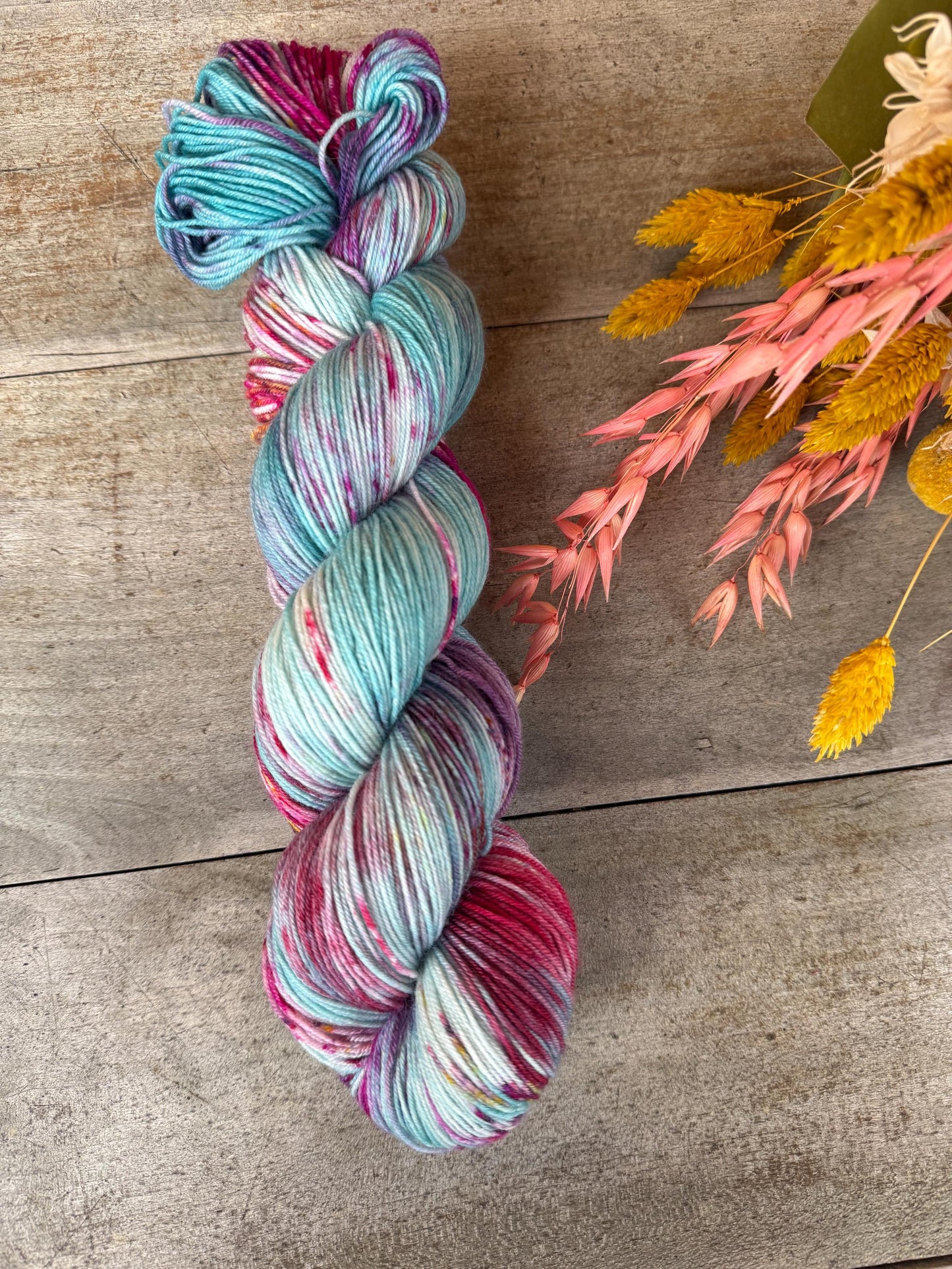 ELSA - Laine teinte à la main - Fingering Mérinos Nylon superwash