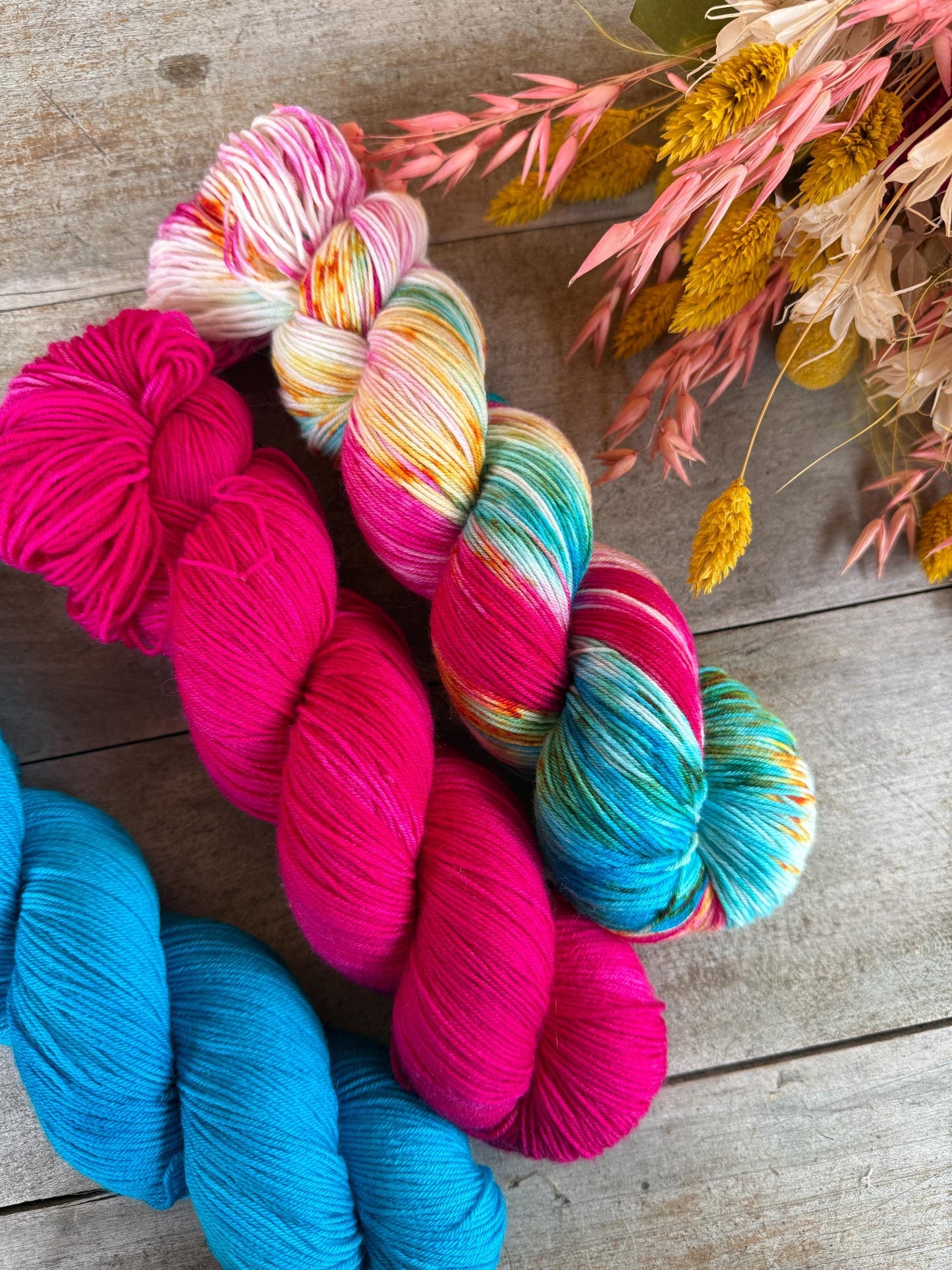 VICTORIA - Laine teinte à la main - Fingering Mérinos Nylon superwash