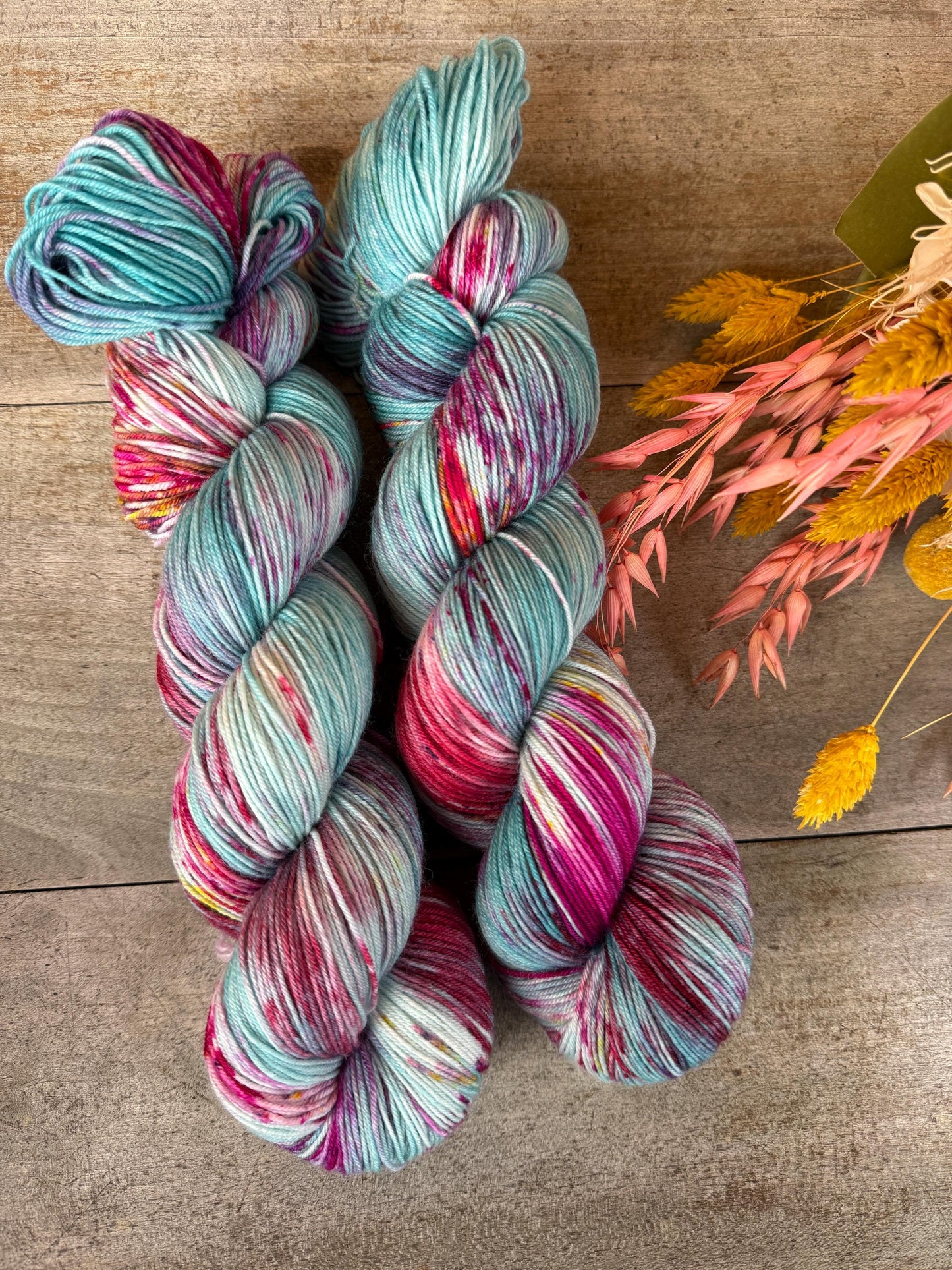 ELSA - Laine teinte à la main - Fingering Mérinos Nylon superwash