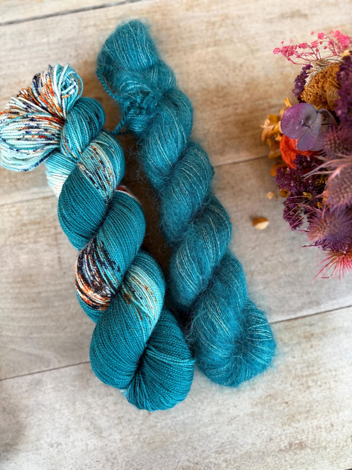CANARD - Laine teinte à la main - Lace Kid Mohair et Soie