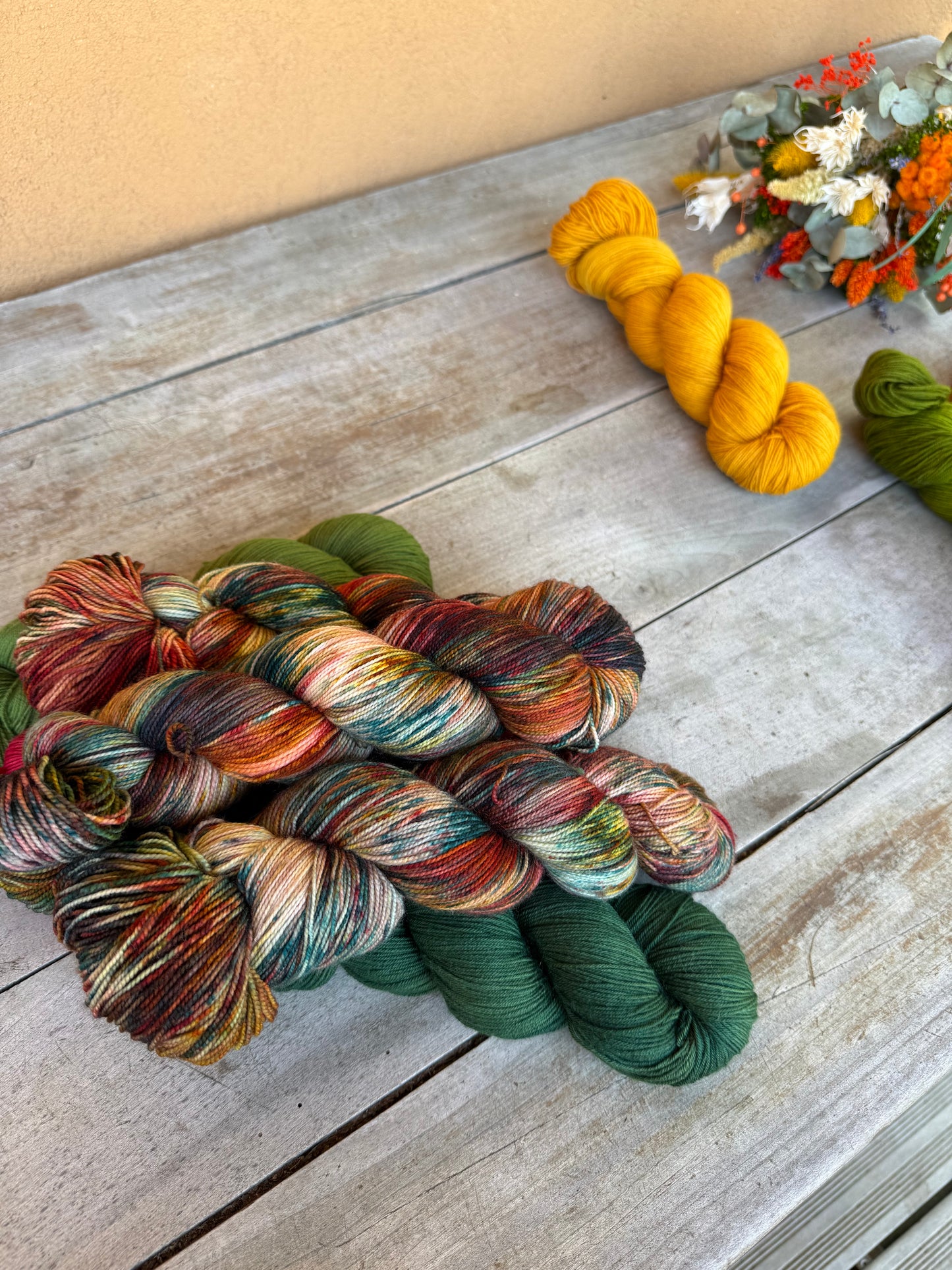 MAGDA - Laine teinte à la main - Fingering Mérinos Nylon superwash