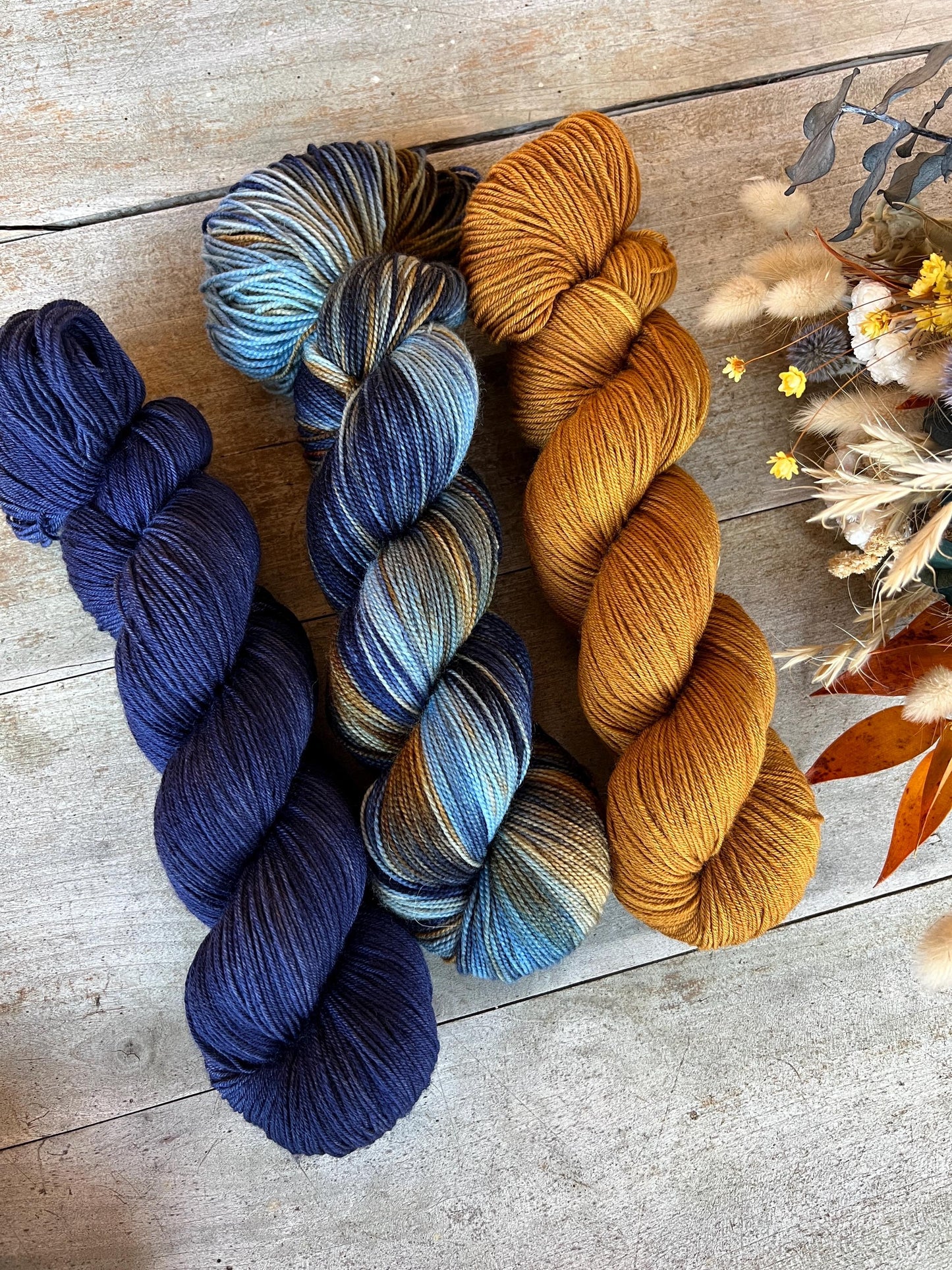 CAMERON - Laine teinte à la main - Fingering Mérinos Nylon superwash