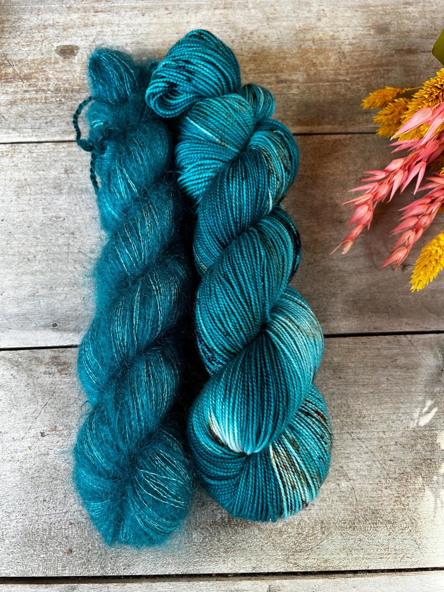 CHAMPÊTRE - Laine teinte à la main - Fingering Mérinos Nylon superwash
