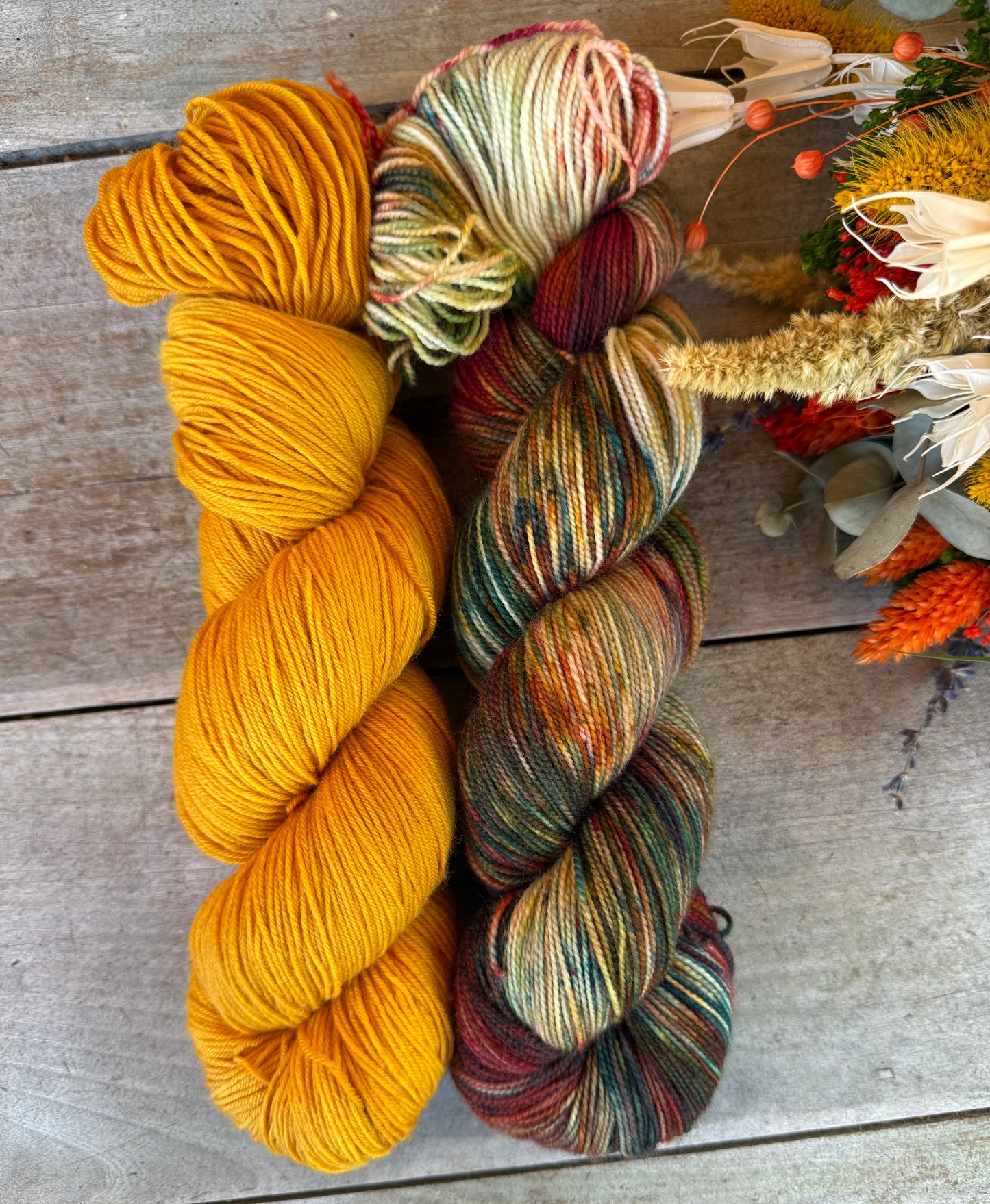 MAGDA - Laine teinte à la main - Fingering Mérinos Nylon superwash