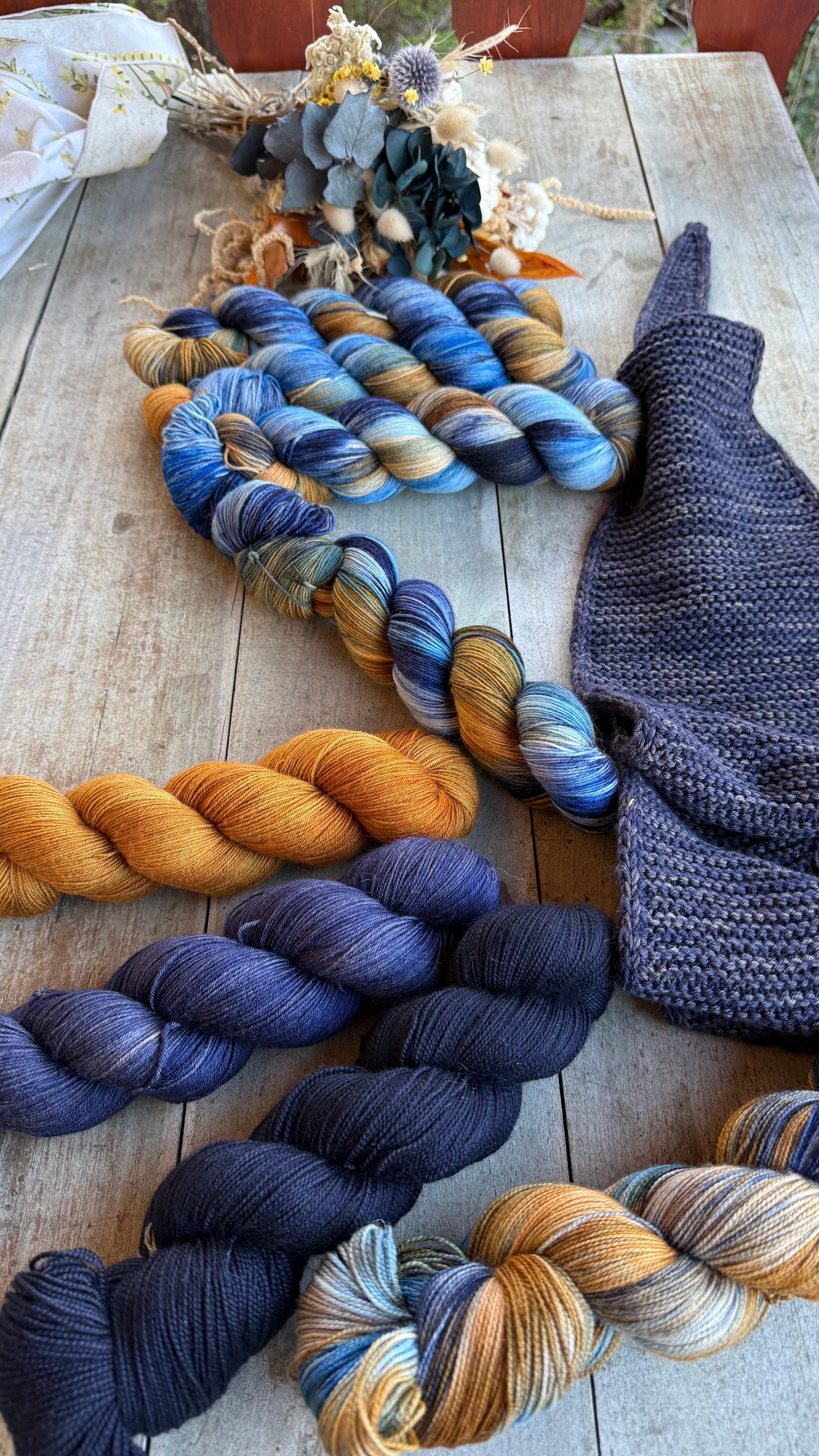 CAMERON - Laine teinte à la main - Fingering Mérinos Nylon superwash
