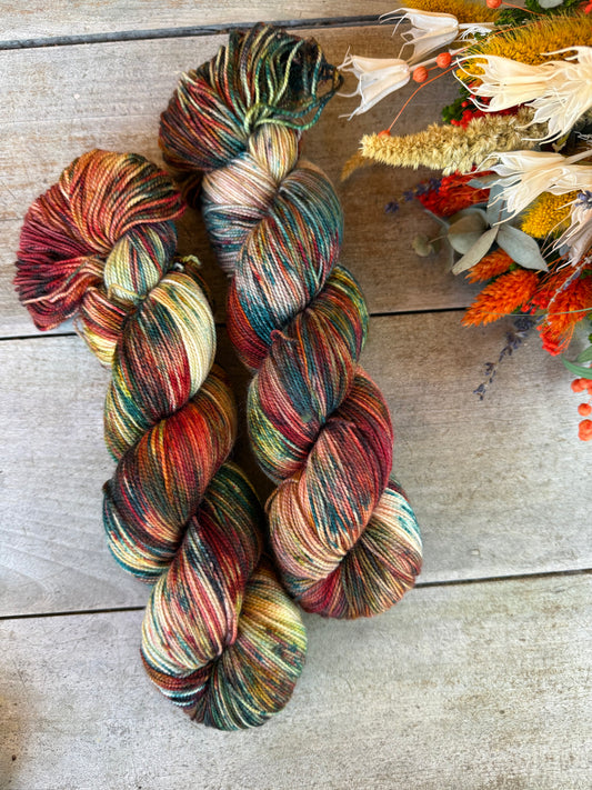 MAGDA - Laine teinte à la main - Fingering Mérinos Nylon superwash