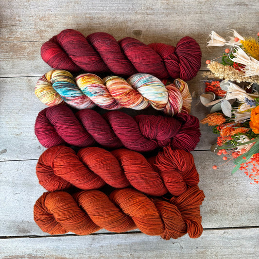 Kit de laine pour tricoter le Dragonfly Sweater par Elenor Mortensen