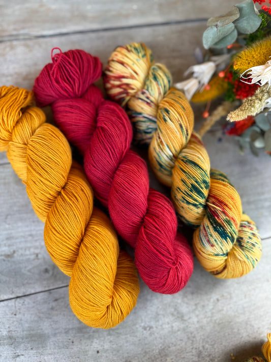 OSAKA - Laine teinte à la main - Fingering Mérinos Nylon superwash