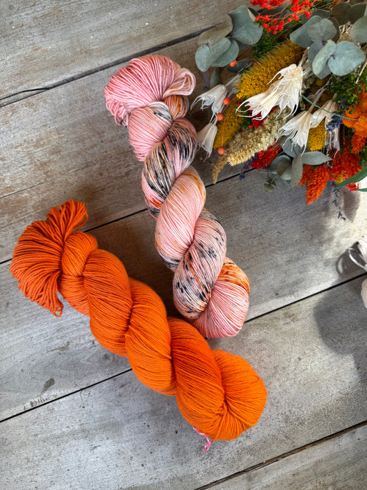 PAMPELUNE - Laine teinte à la main - Fingering Mérinos Nylon superwash