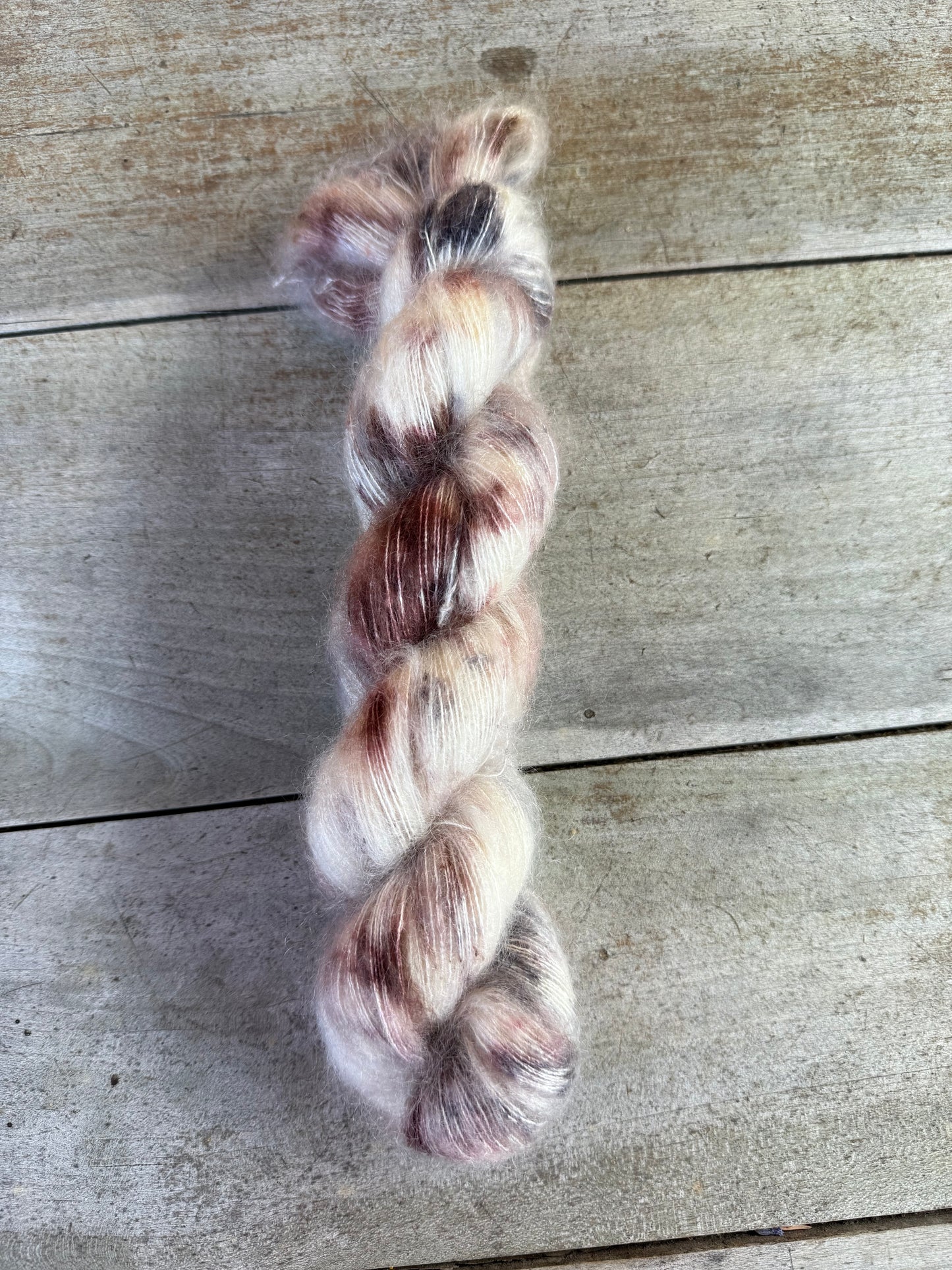 CHOCOLAT VIENNOIS - Laine teinte à la main - Base au choix : Fingering Mérinos avec ou sans nylon / DK Mérinos / Kid Mohair et Soie