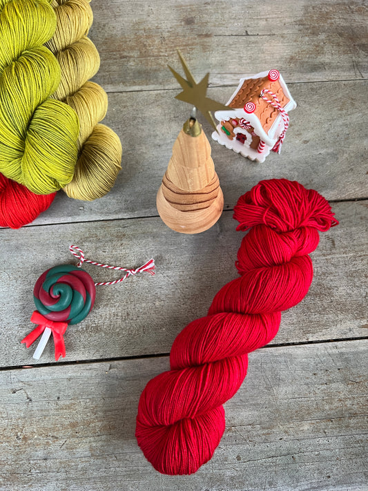 LÉNA - Laine teinte à la main - Base au choix : Fingering Mérinos avec ou sans nylon / DK Mérinos / Kid Mohair et Soie