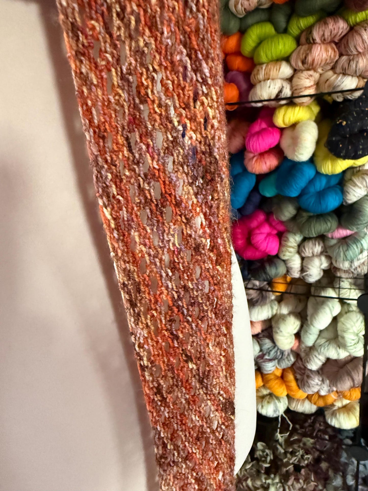 Design du Châle Colchique - Patron modèle de Tricot
