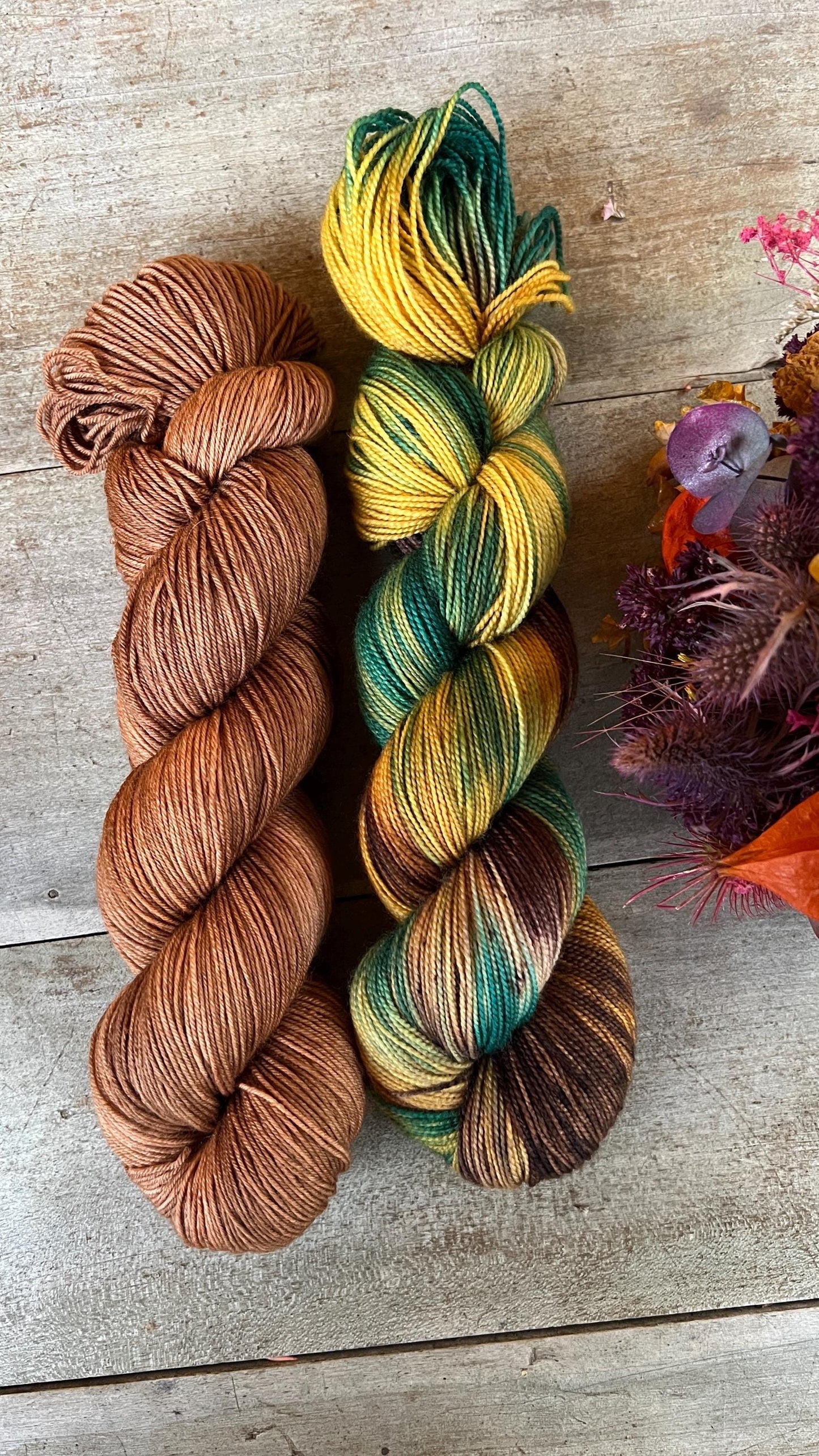 AFRICA - Laine teinte à la main - Fingering Mérinos Nylon superwash